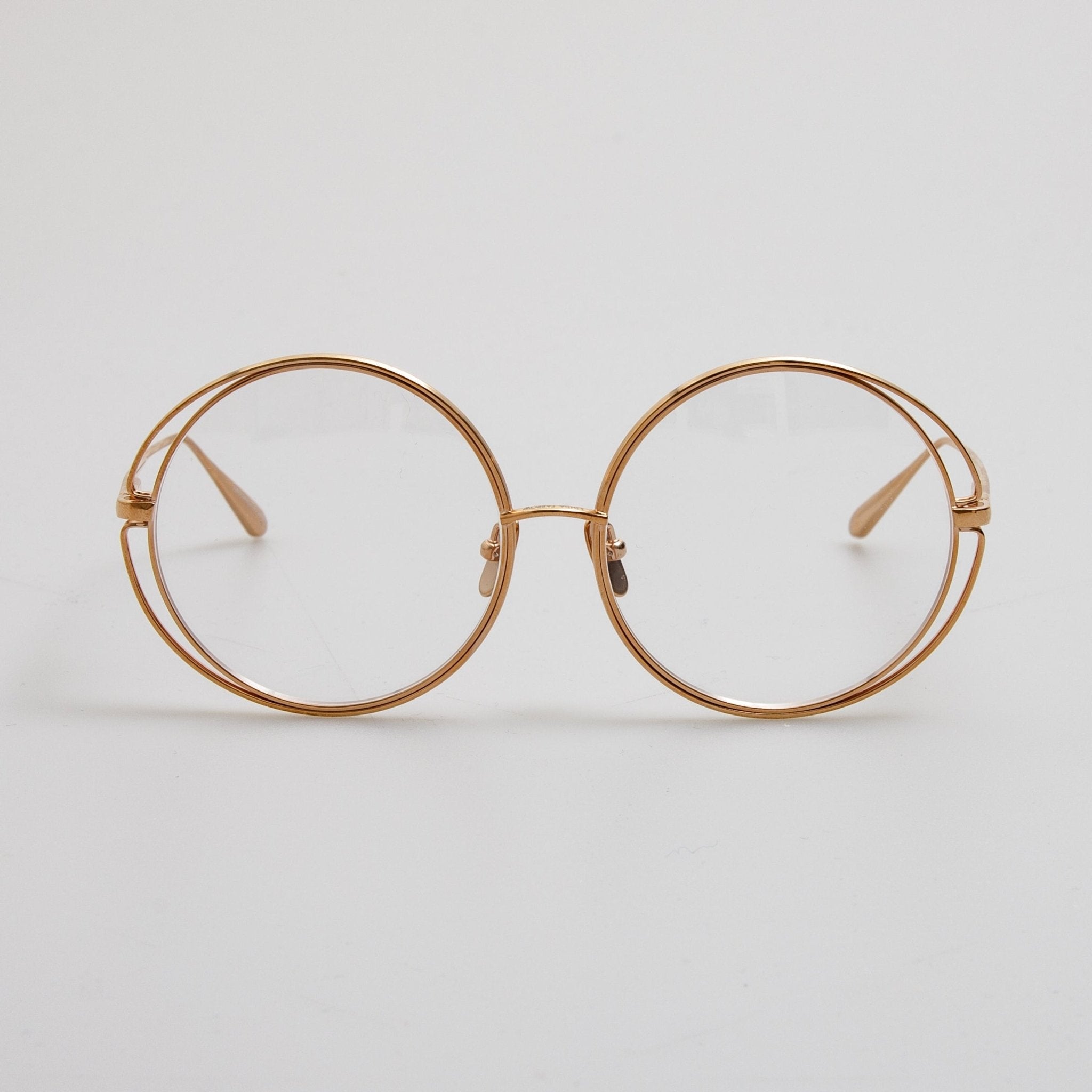 Selene Optical Frame in 18K Rose Gold - LINDA FARROW - Optical Frame -