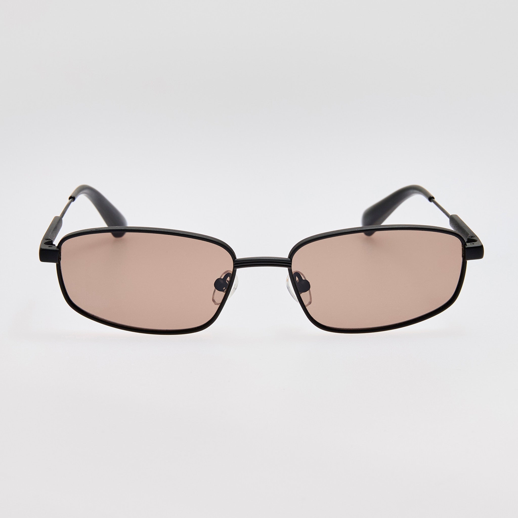 Sera Sunglasses in Metallic Black - LINDA FARROW - Sunglasses -