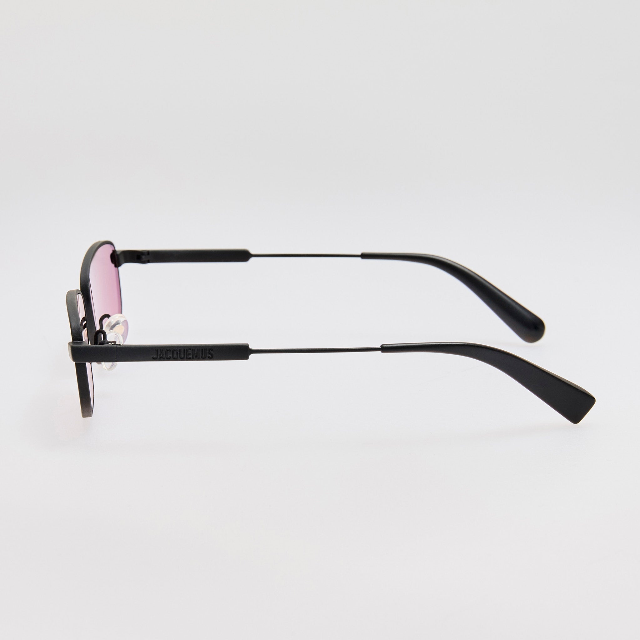 Sera Sunglasses in Metallic Black - LINDA FARROW - Sunglasses -