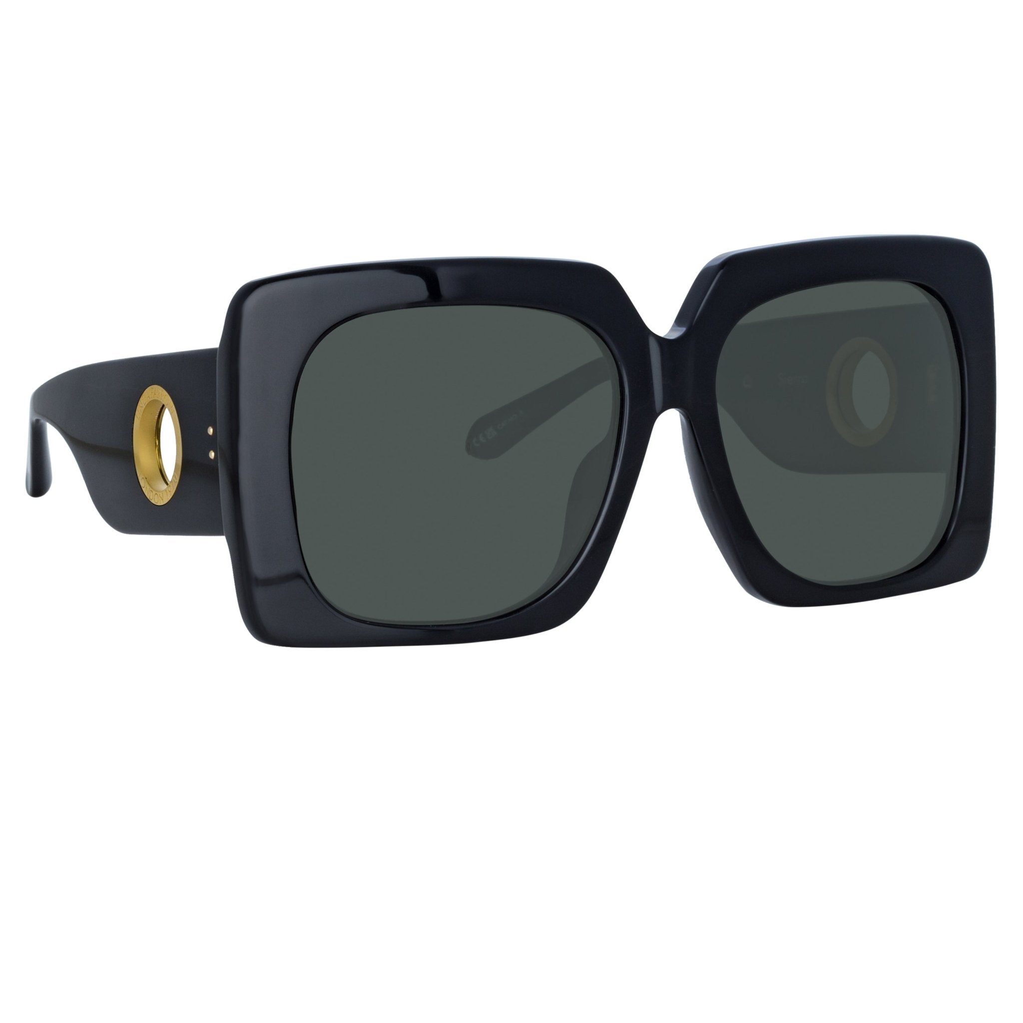 Sierra Sunglasses in Black - LINDA FARROW - Sunglasses -
