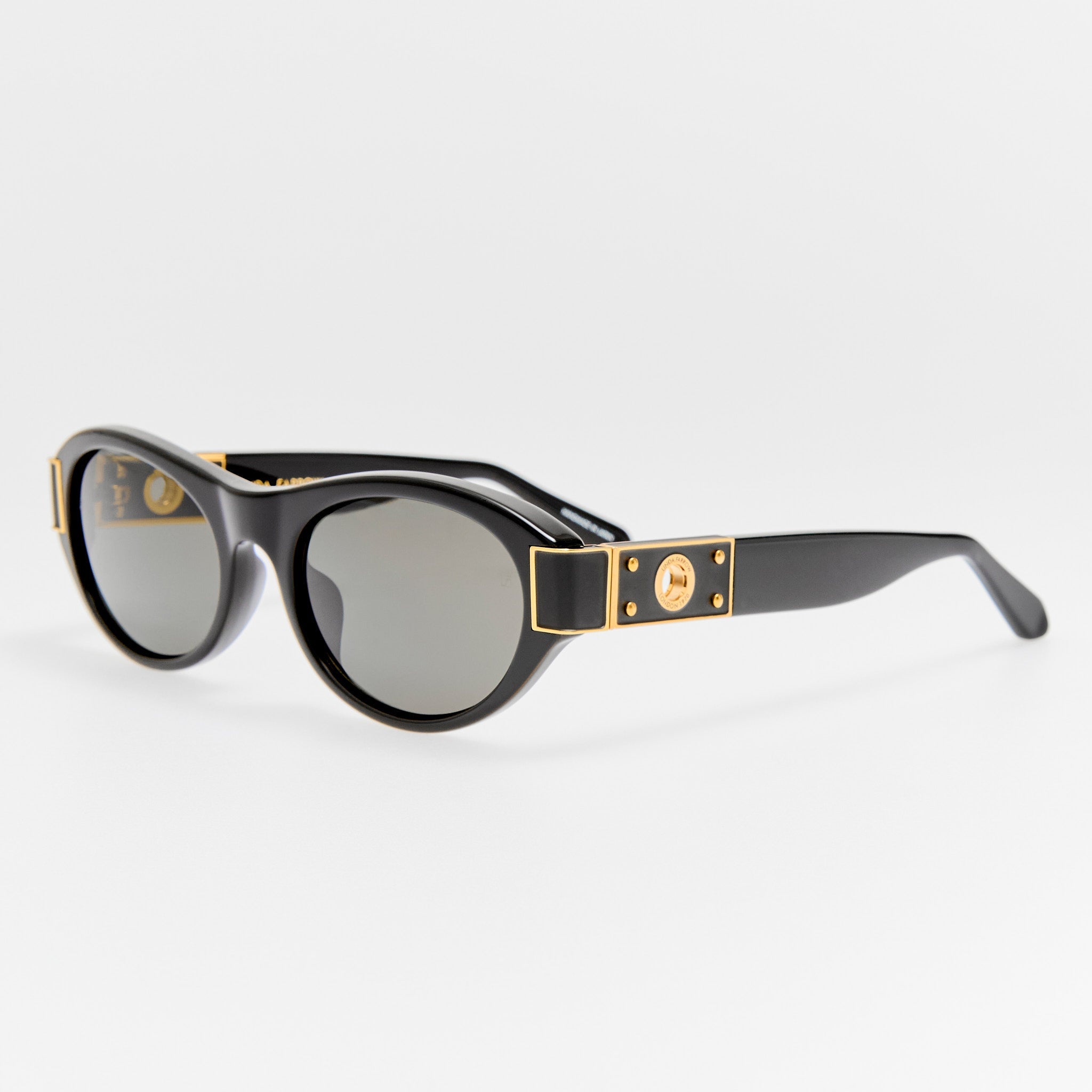 Sirena Sunglasses in Black - LINDA FARROW - Sunglasses -