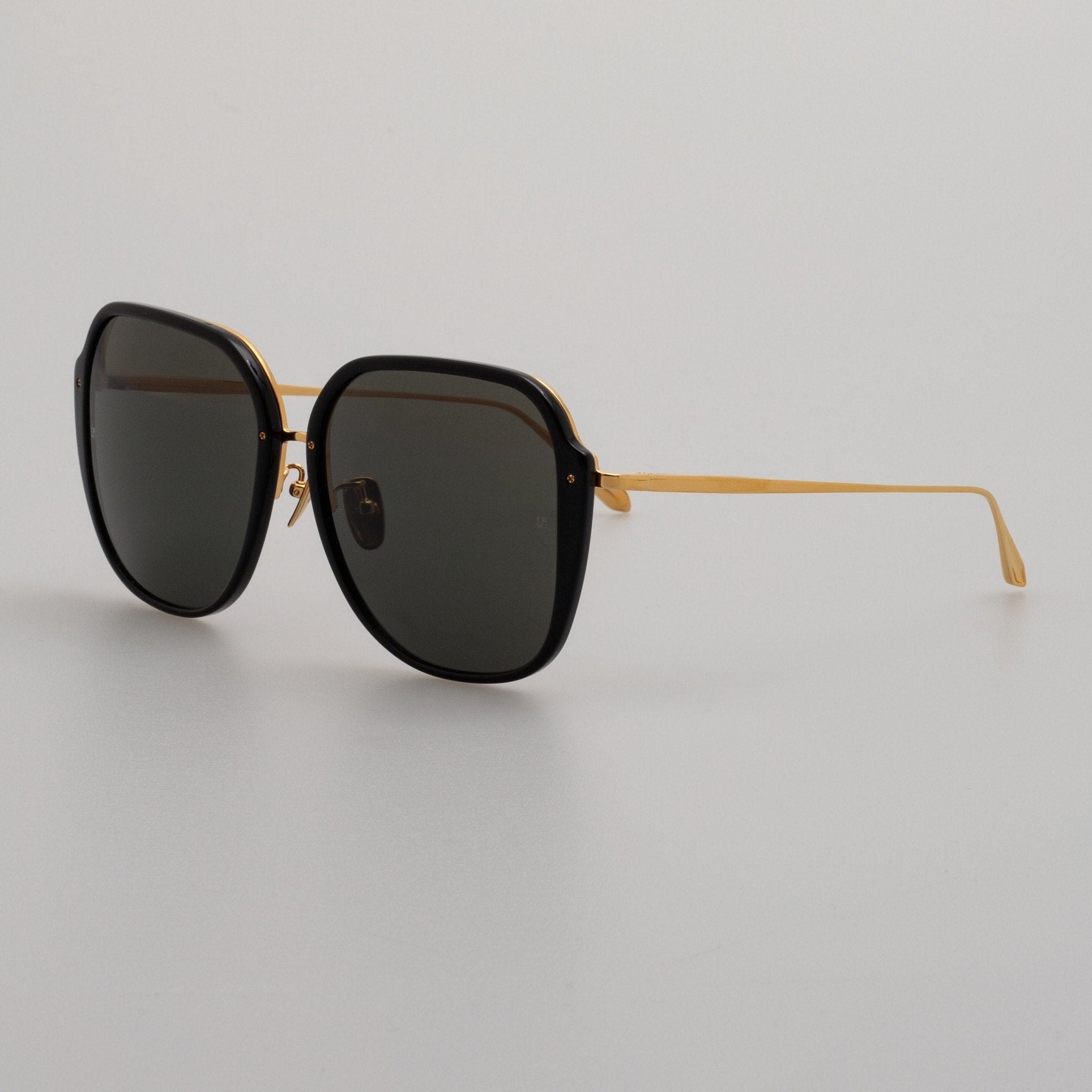 Sofia Sunglasses in Black - LINDA FARROW - Sunglasses -