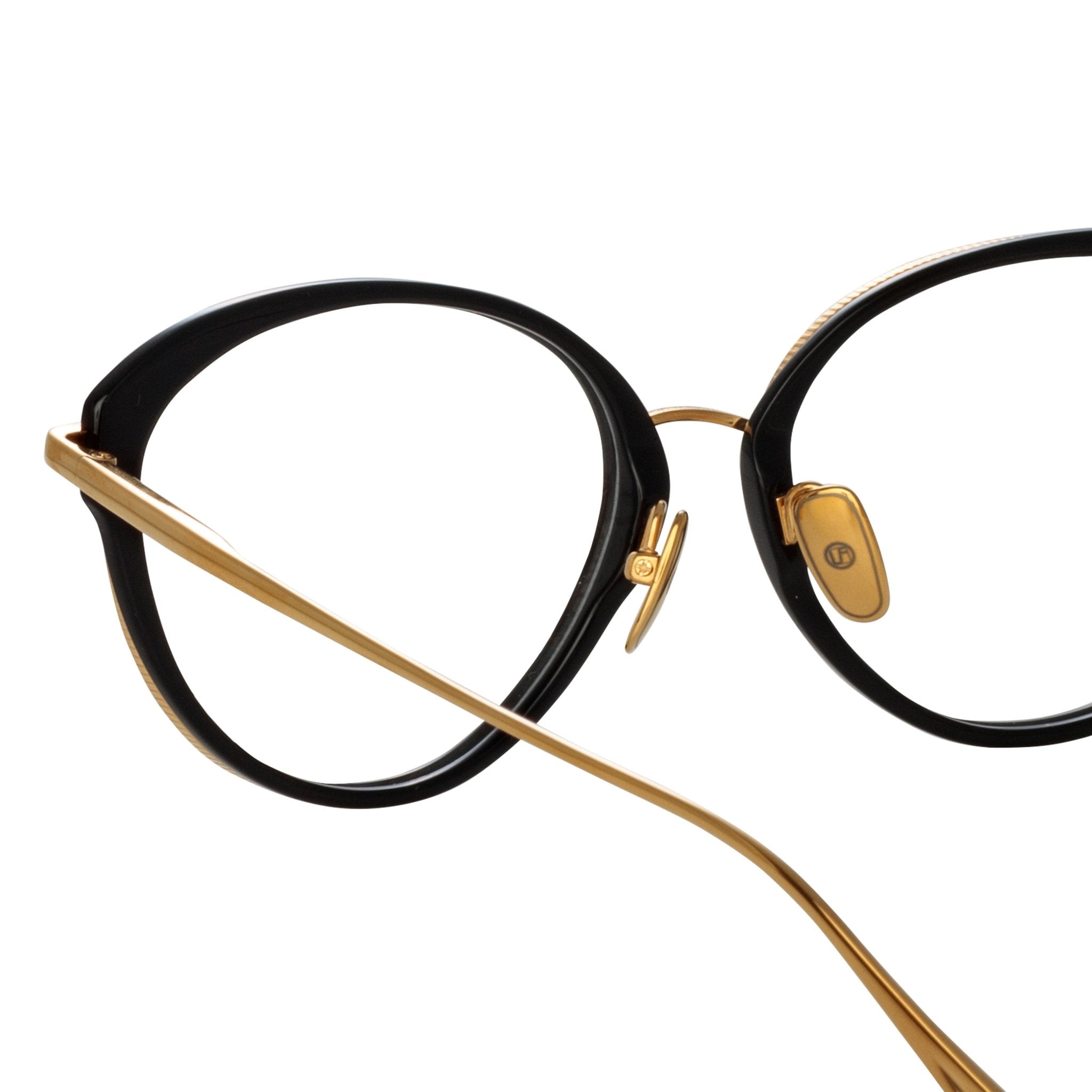Song Optical Frame in 22K Yellow Gold - LINDA FARROW - Optical Frame -
