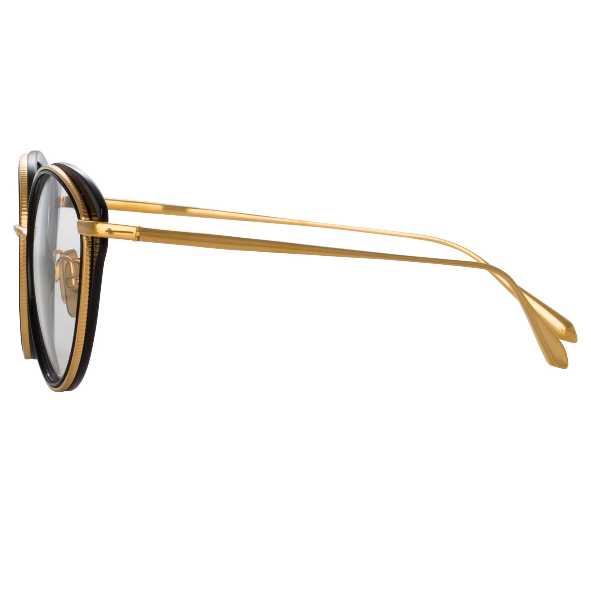 Song Optical Frame in 22K Yellow Gold - LINDA FARROW - Optical Frame -