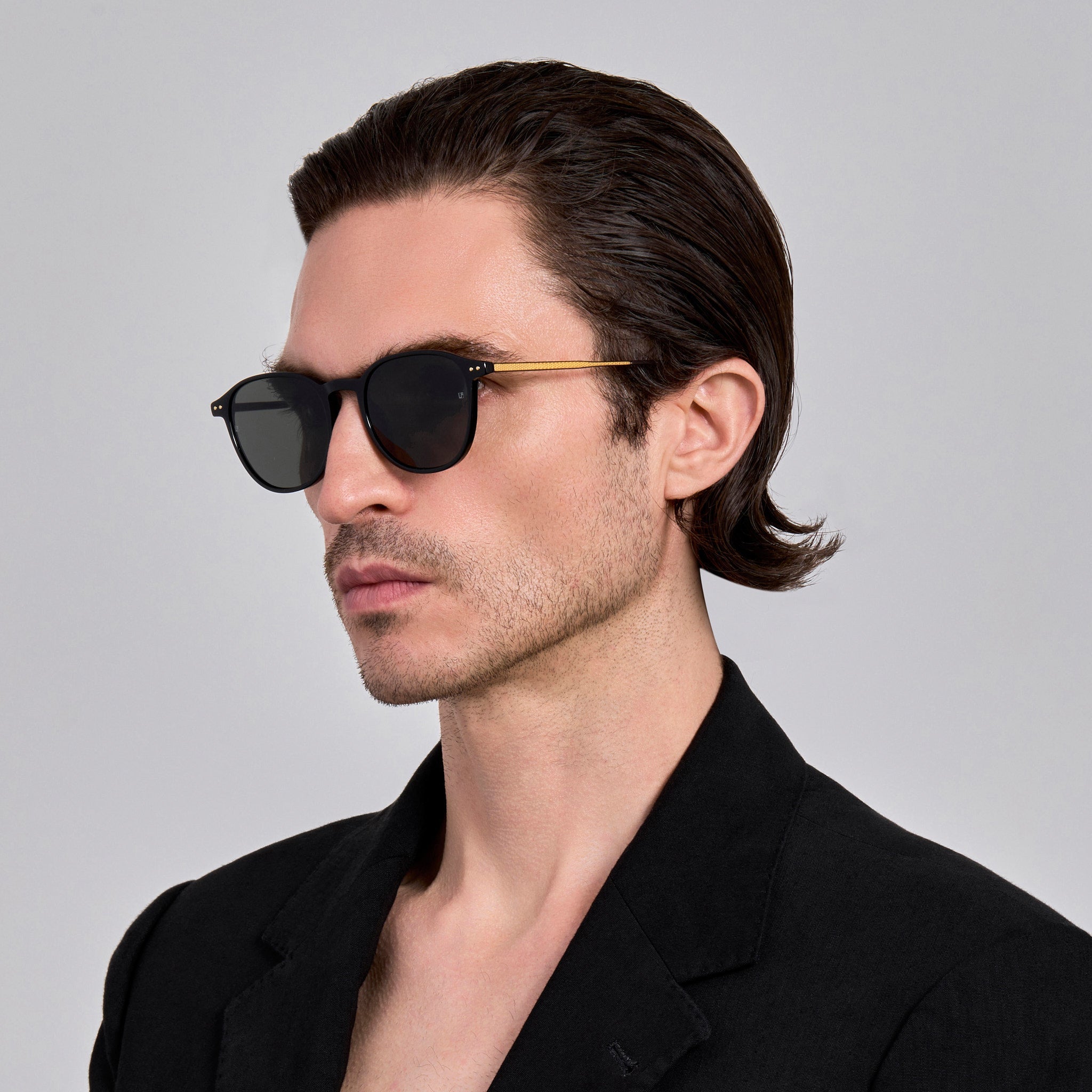 Stanley Sunglasses in Black - LINDA FARROW - Sunglasses -