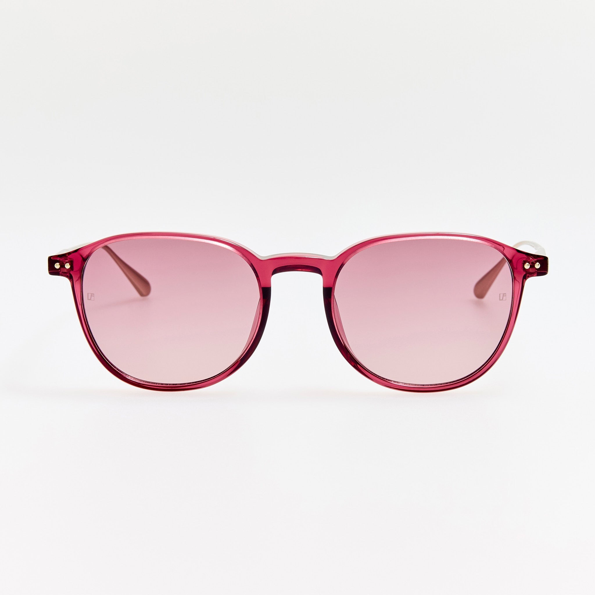Stanley Sunglasses in Wine - LINDA FARROW - Sunglasses -