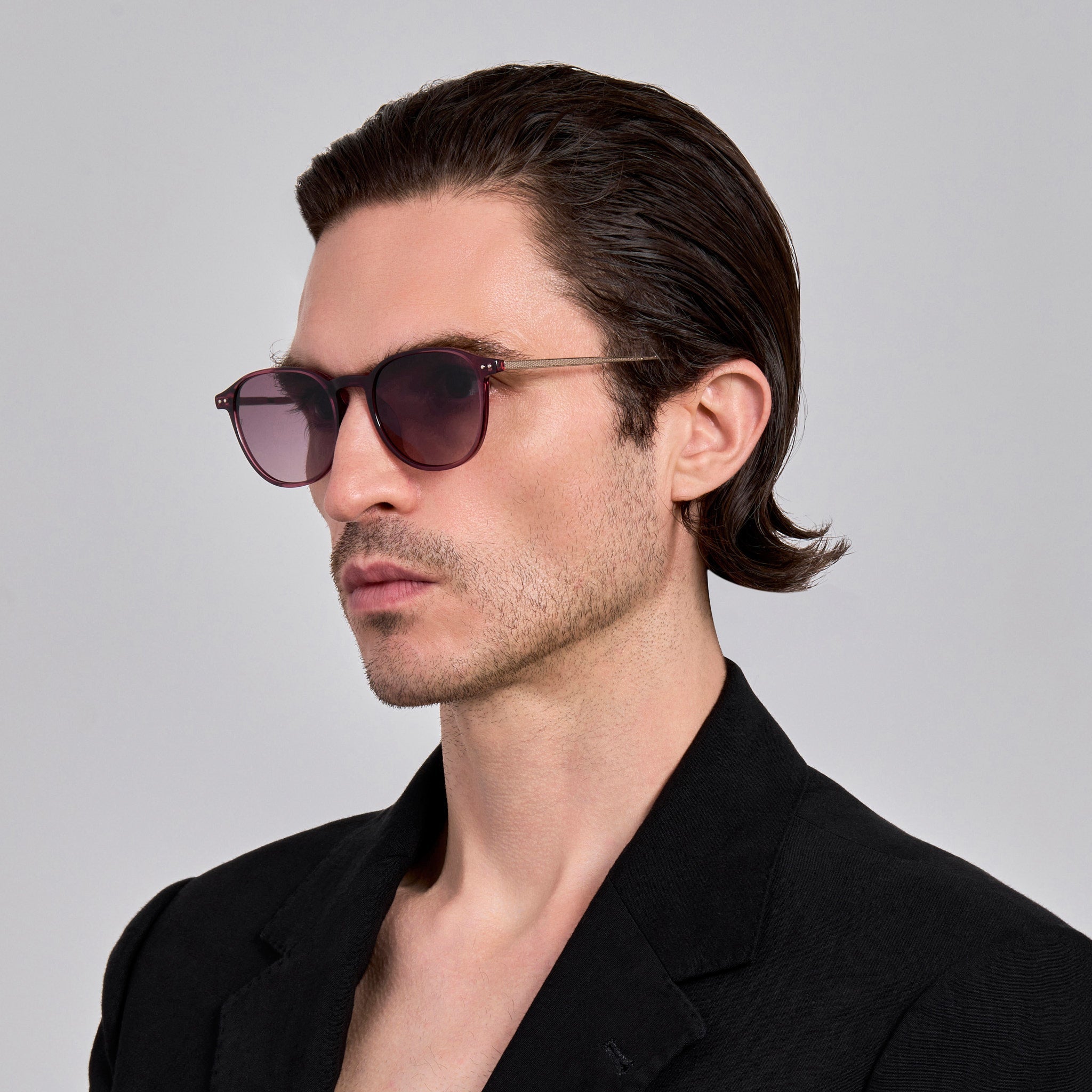 Stanley Sunglasses in Wine - LINDA FARROW - Sunglasses -