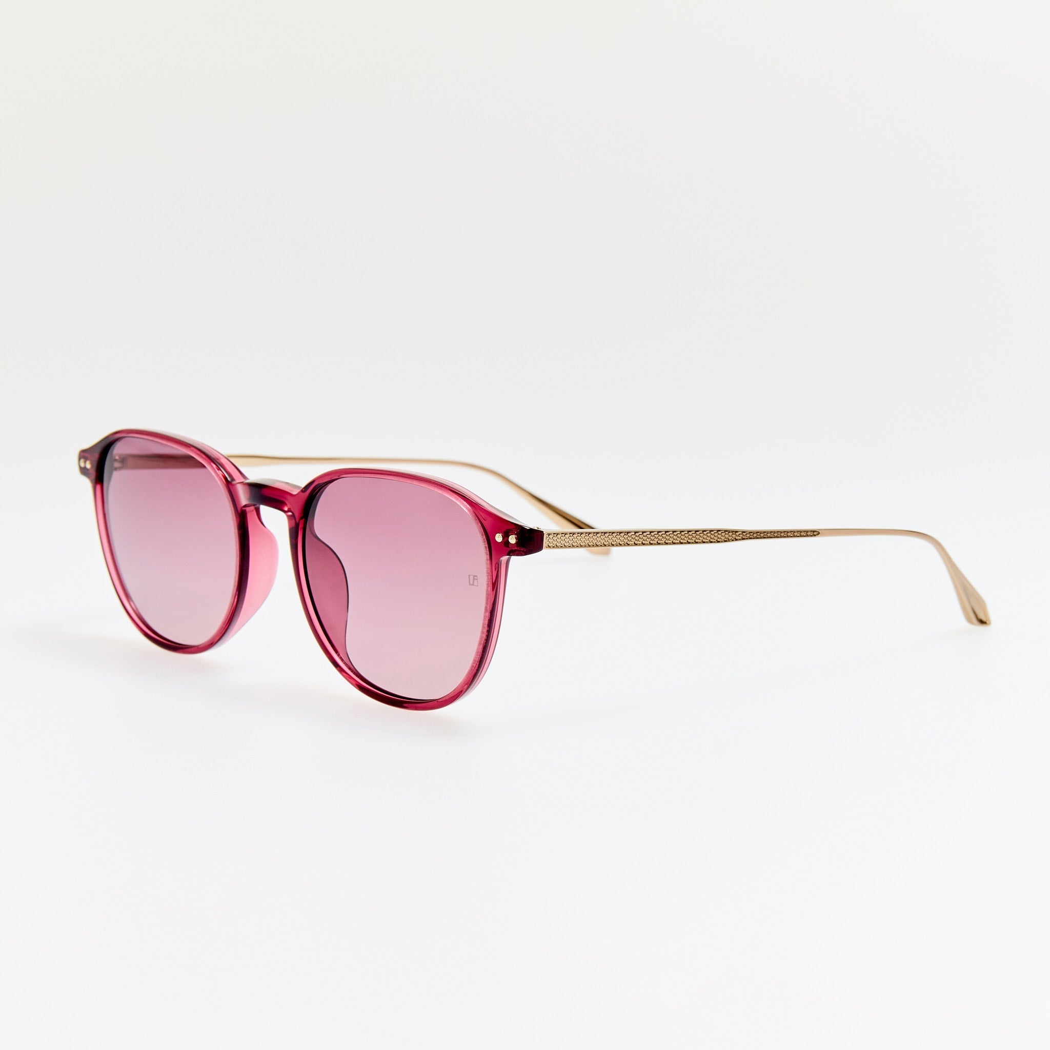 Stanley Sunglasses in Wine - LINDA FARROW - Sunglasses -