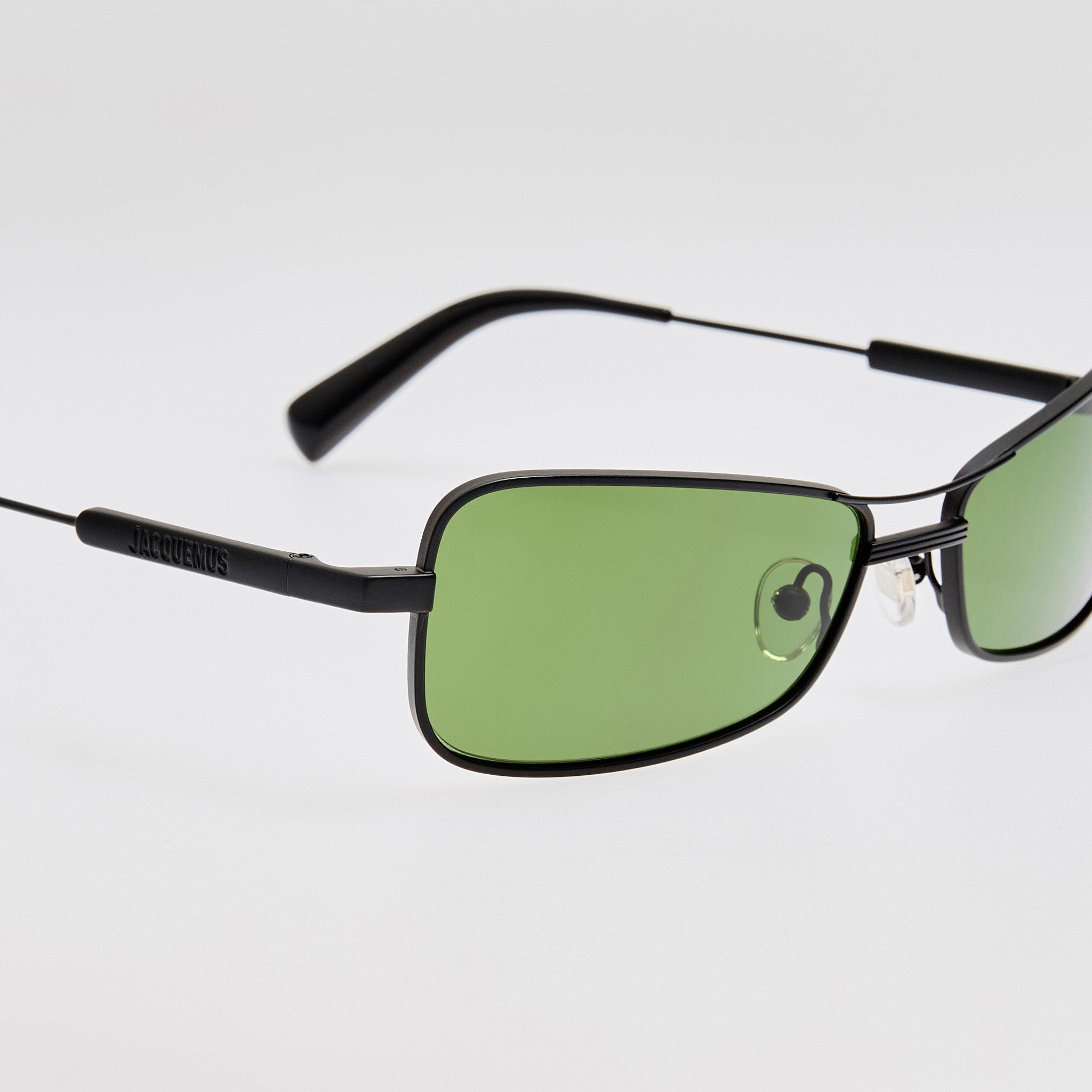 Statzione Sunglasses in Matt Black - LINDA FARROW - Sunglasses -
