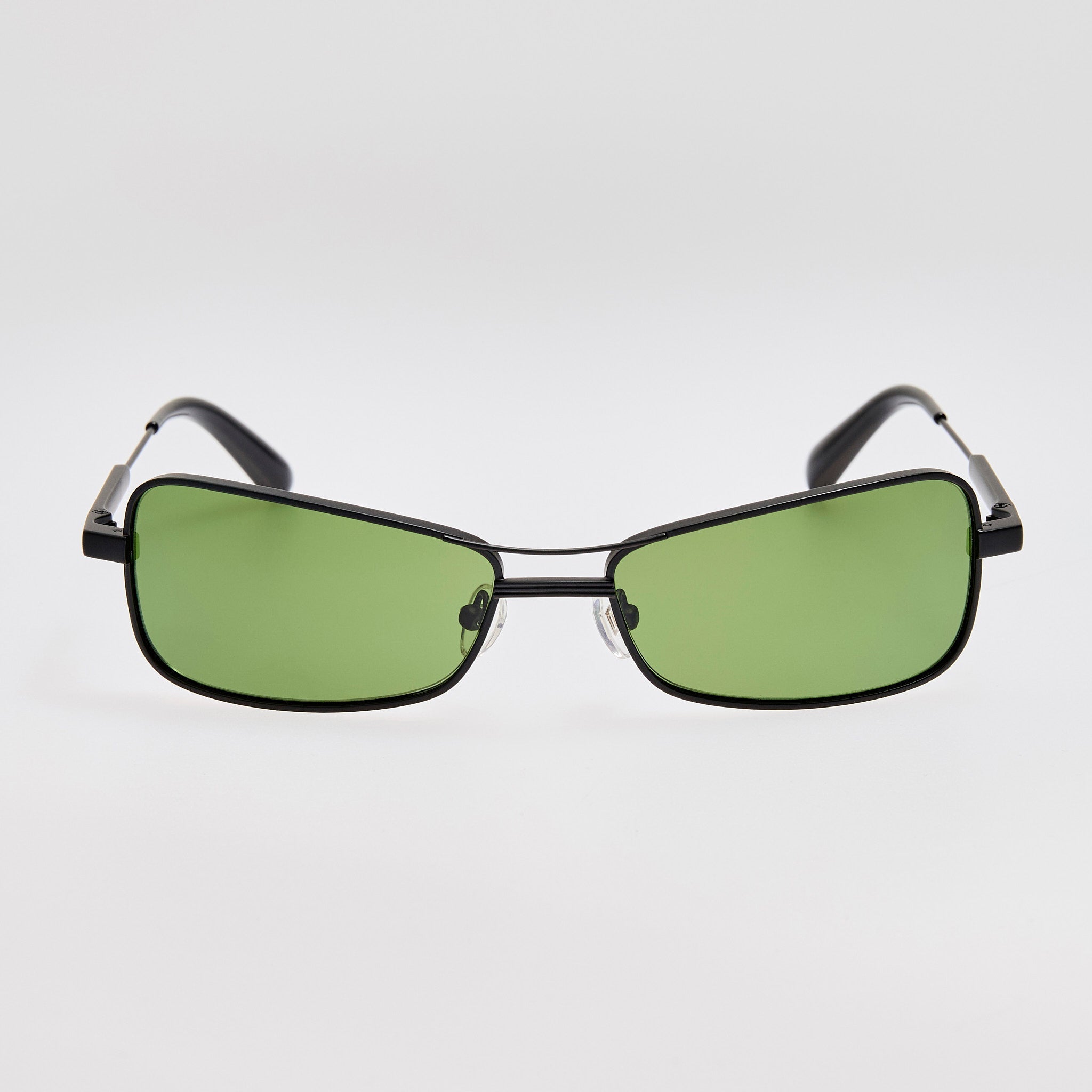 Statzione Sunglasses in Matt Black - LINDA FARROW - Sunglasses -