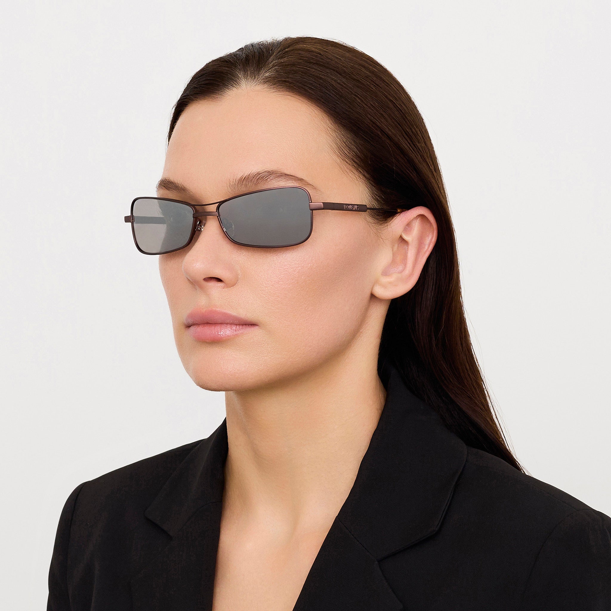 Statzione Sunglasses in Matt Brown - LINDA FARROW - Sunglasses -