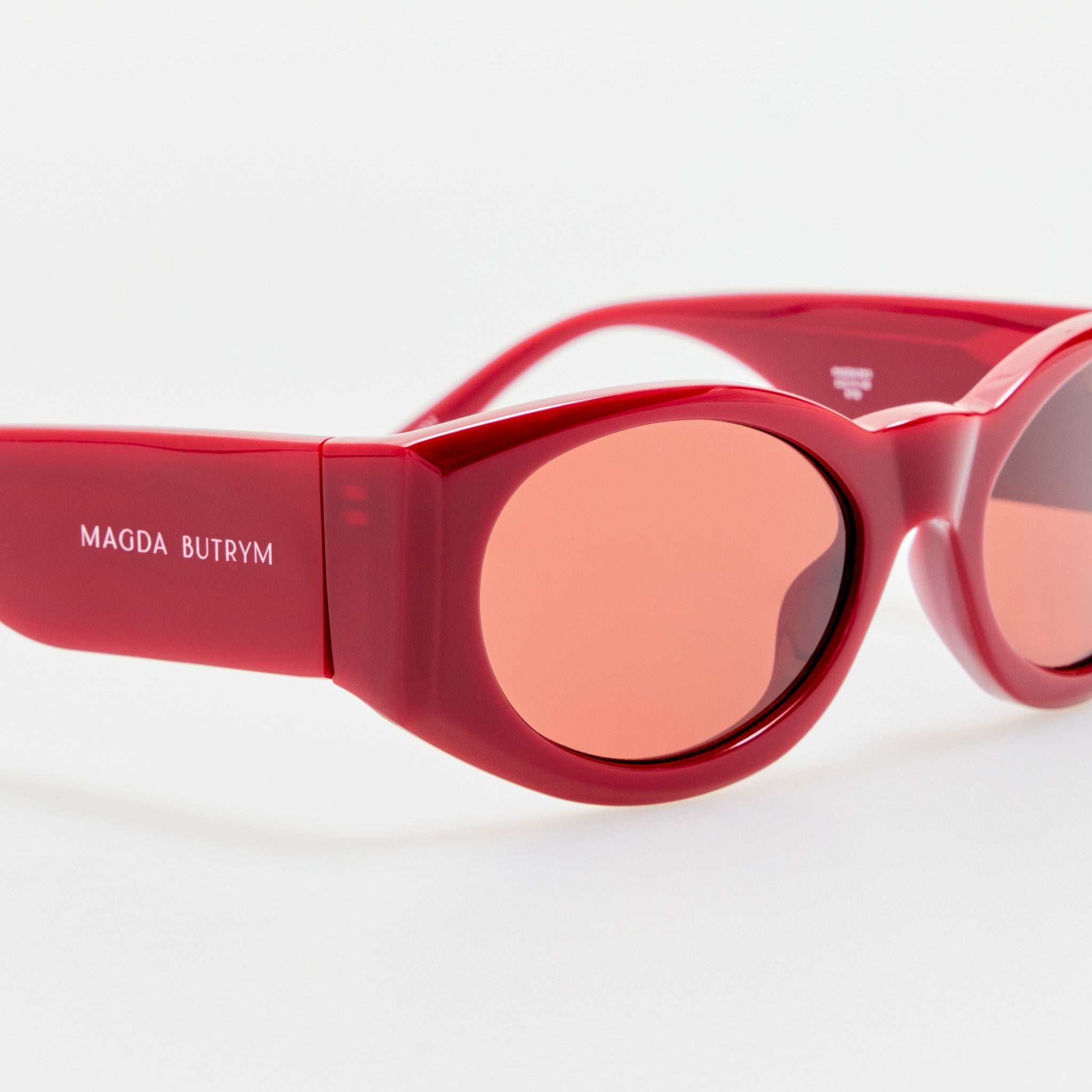 Sunglasses in Burgundy - LINDA FARROW - Sunglasses -