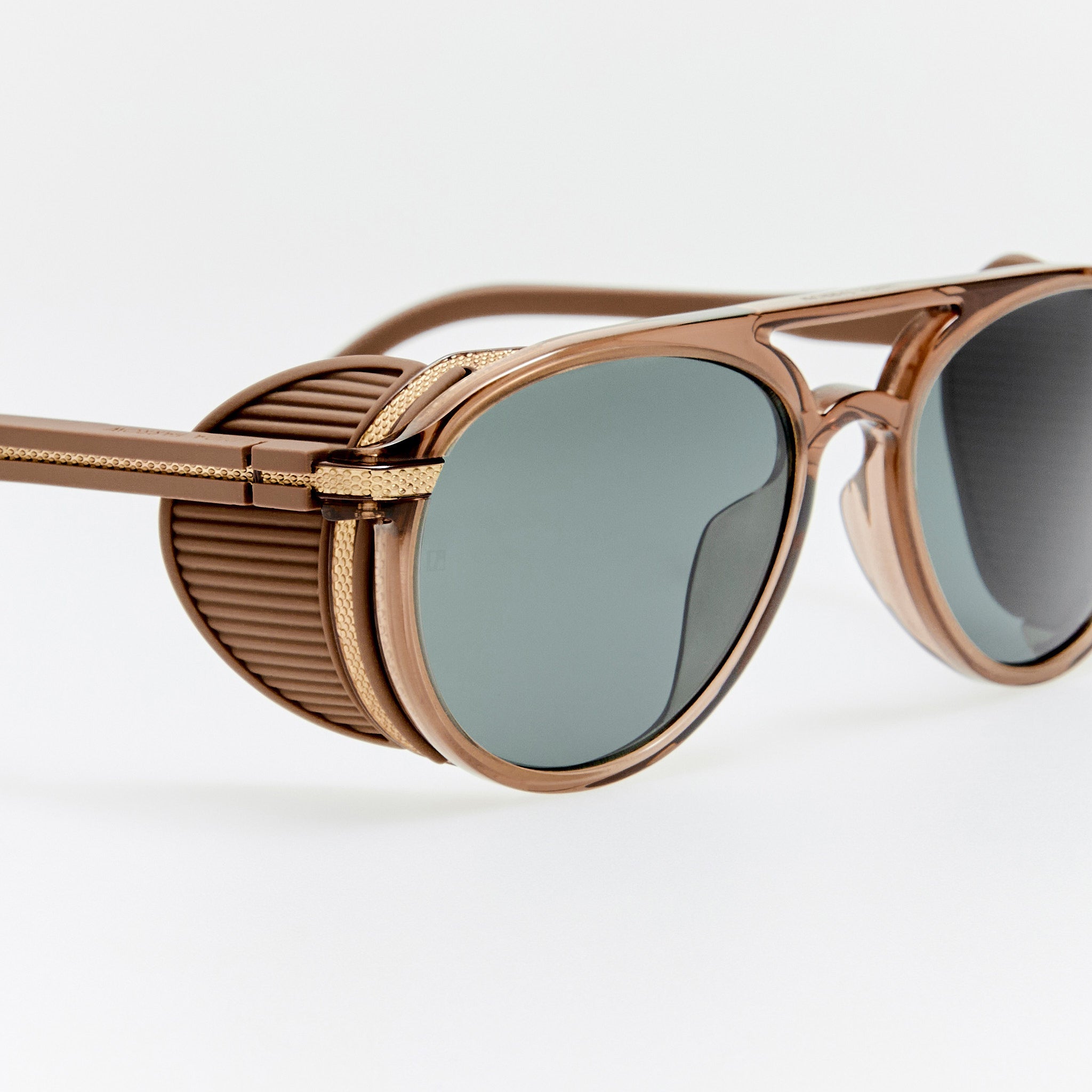 Sutton Explorer Sunglasses in Brown - LINDA FARROW-Sunglasses-