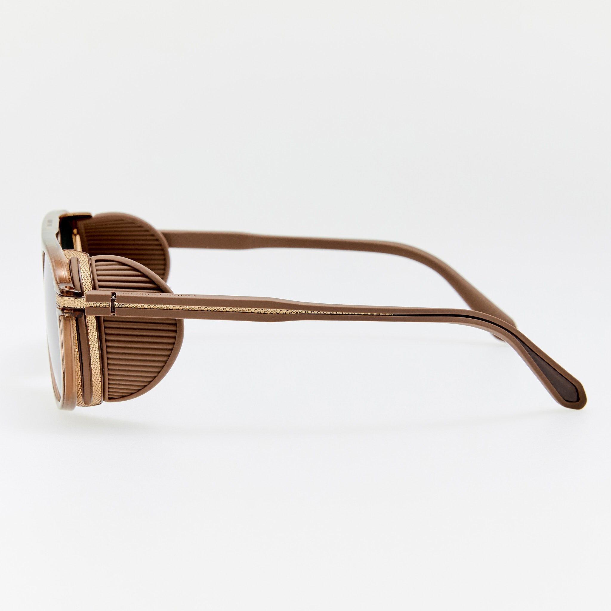 Sutton Explorer Sunglasses in Brown - LINDA FARROW-Sunglasses-