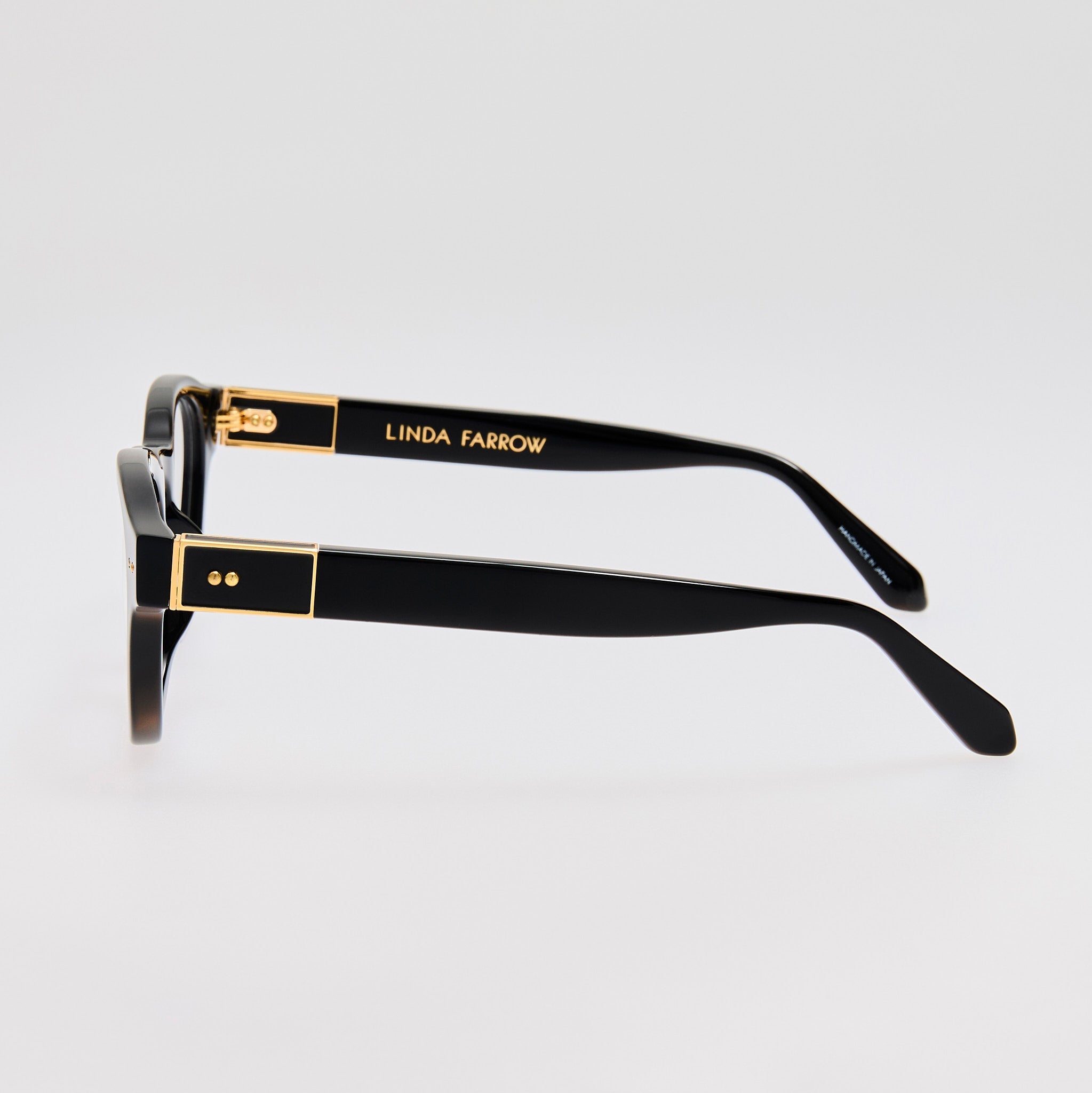 Talbot Optical in Black - LINDA FARROW - Optical Frame -