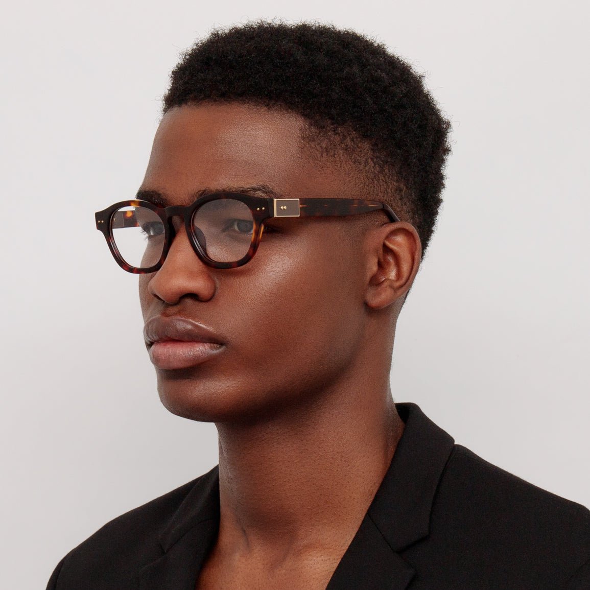 Talbot Optical in Dark Tortoiseshell - LINDA FARROW - Optical Frame -