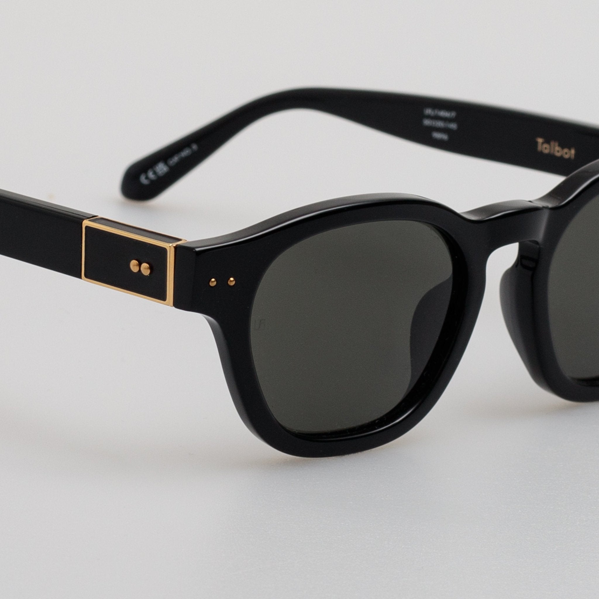 Talbot Sunglasses in Black - LINDA FARROW - Sunglasses -
