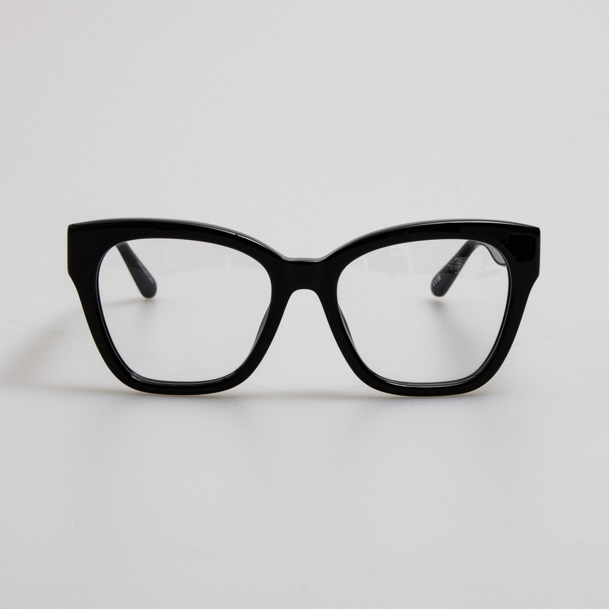 Tamara Cat Eye Optical Frame in Black - LINDA FARROW - Optical Frame -
