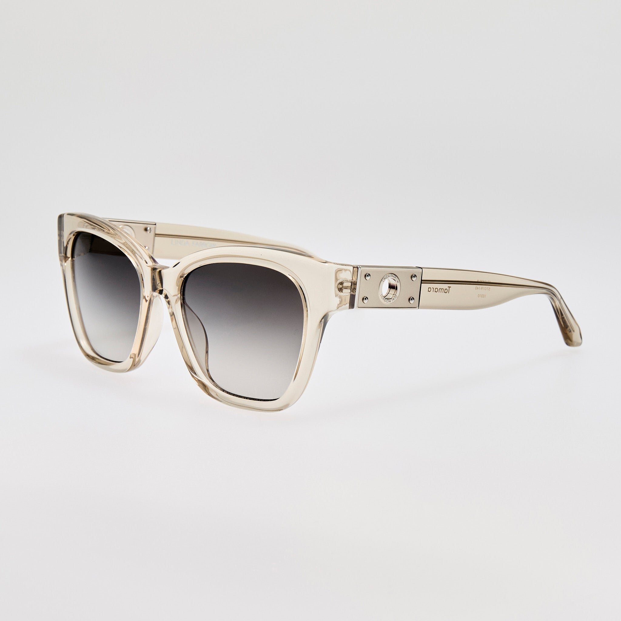 Tamara Sunglasses in Truffle - LINDA FARROW - Sunglasses -