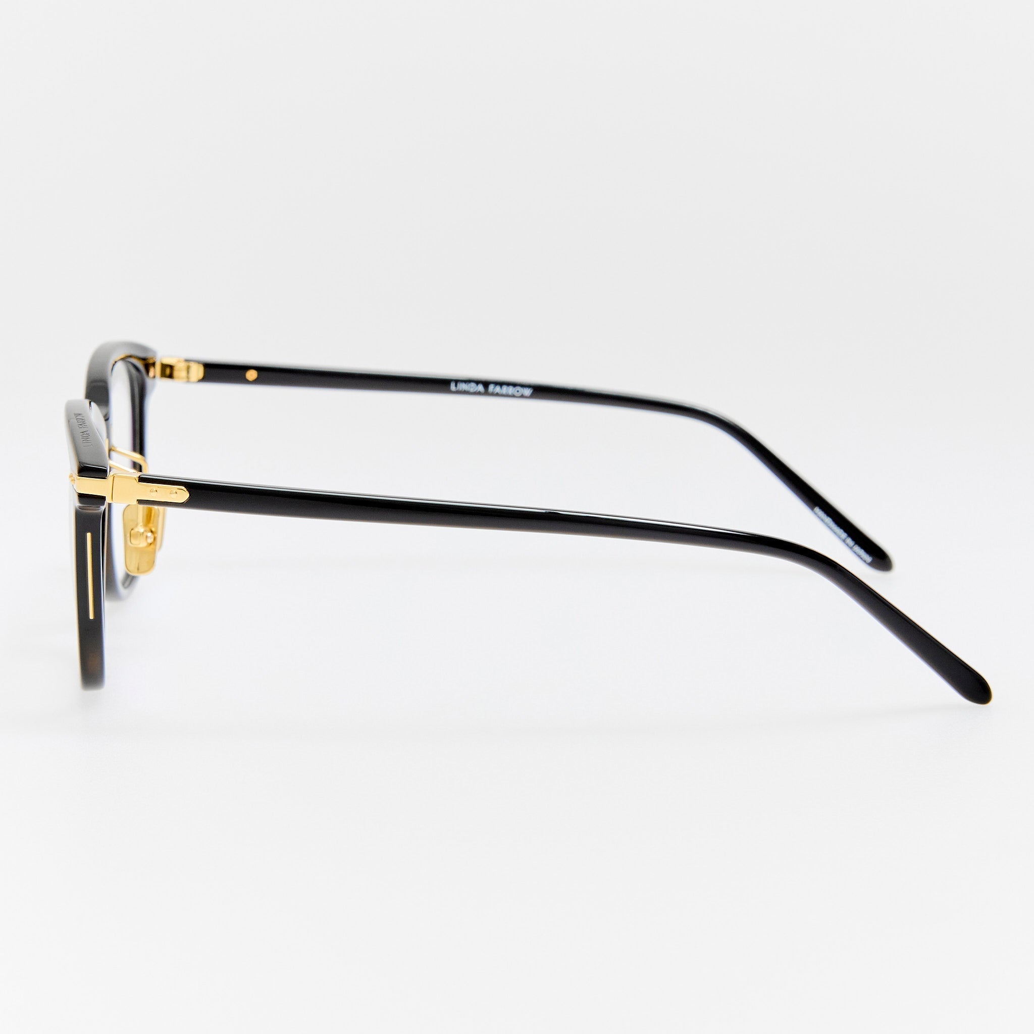 Vanta Optical in Black - LINDA FARROW - Optical Frame -
