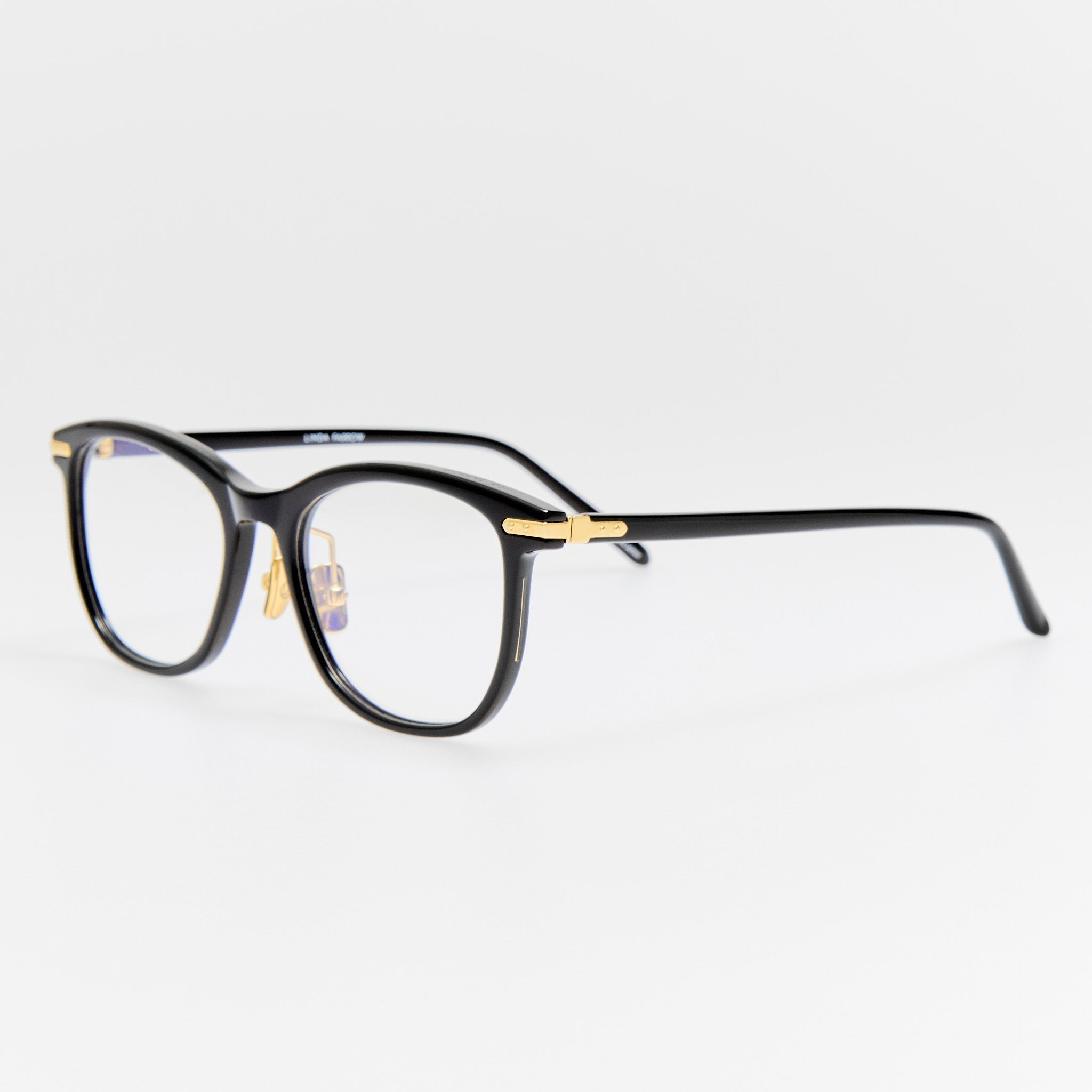 Vanta Optical in Black - LINDA FARROW - Optical Frame -