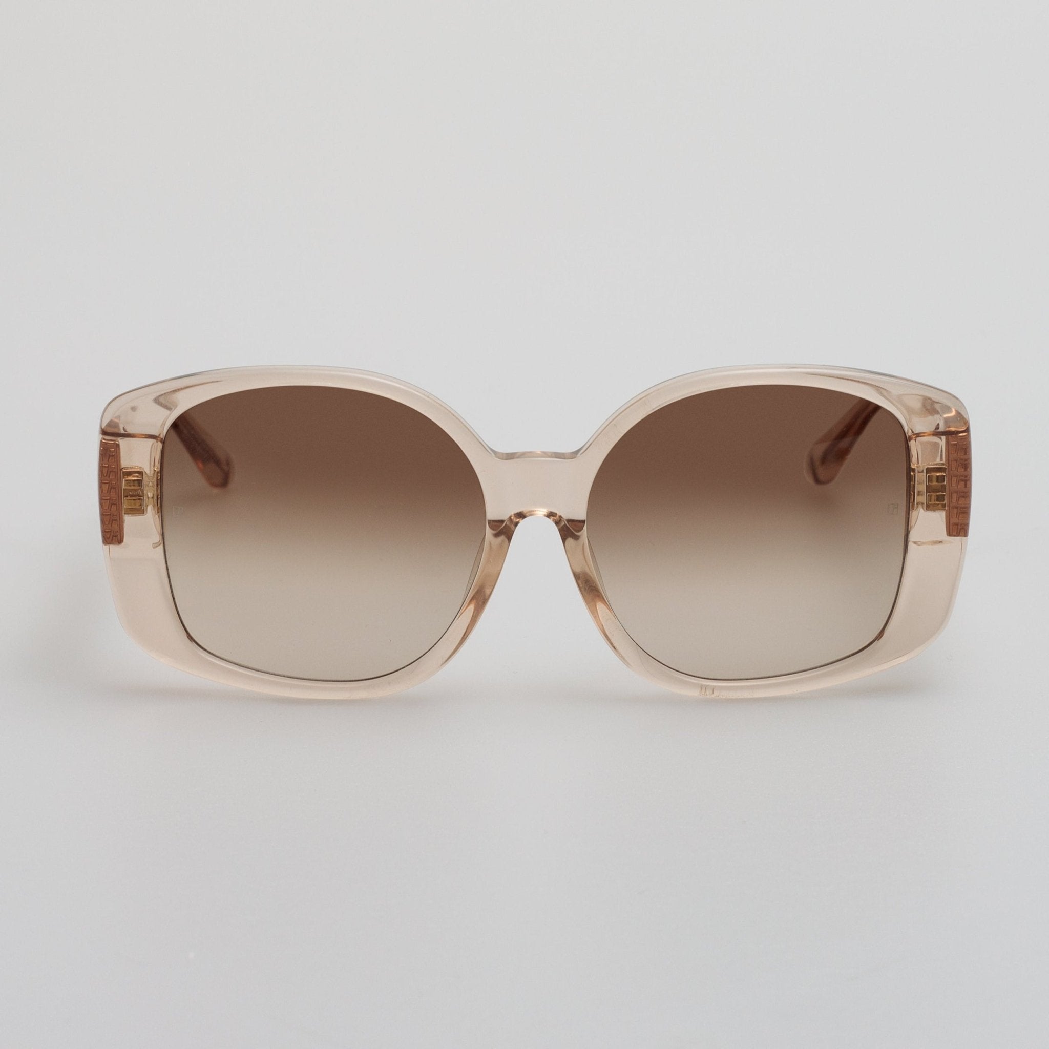 Venus Oversized Sunglasses in Ash - LINDA FARROW - Sunglasses -