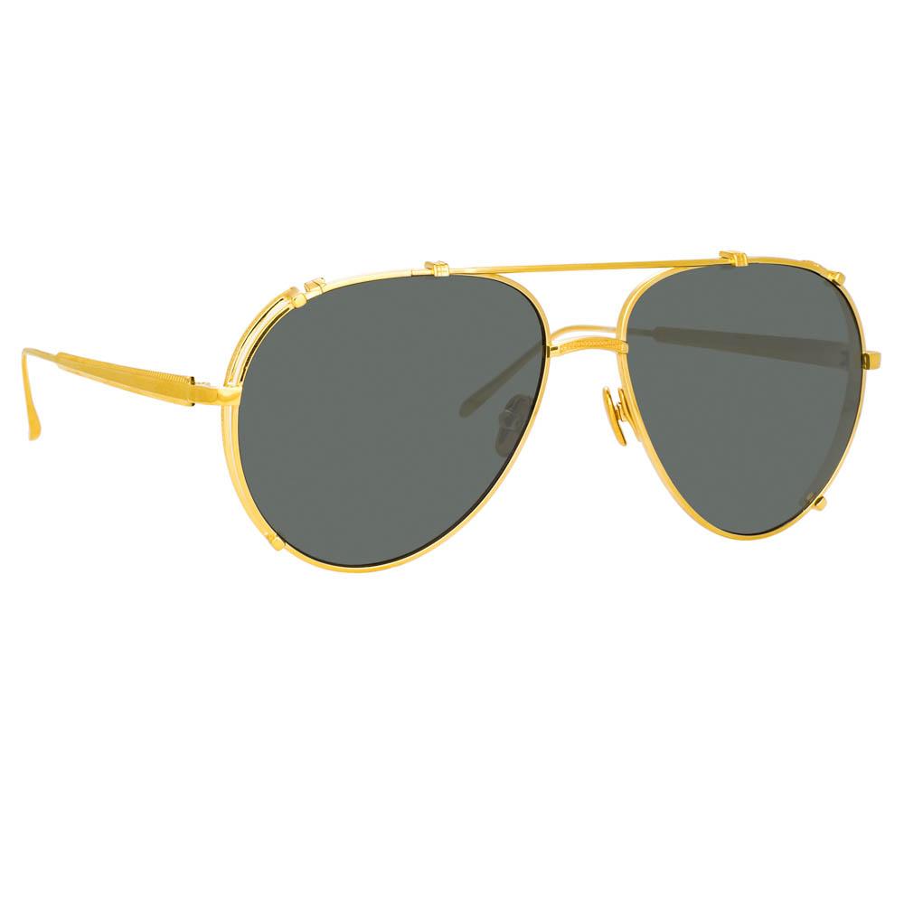 Newman Sunglasses in 22K Yellow Gold
