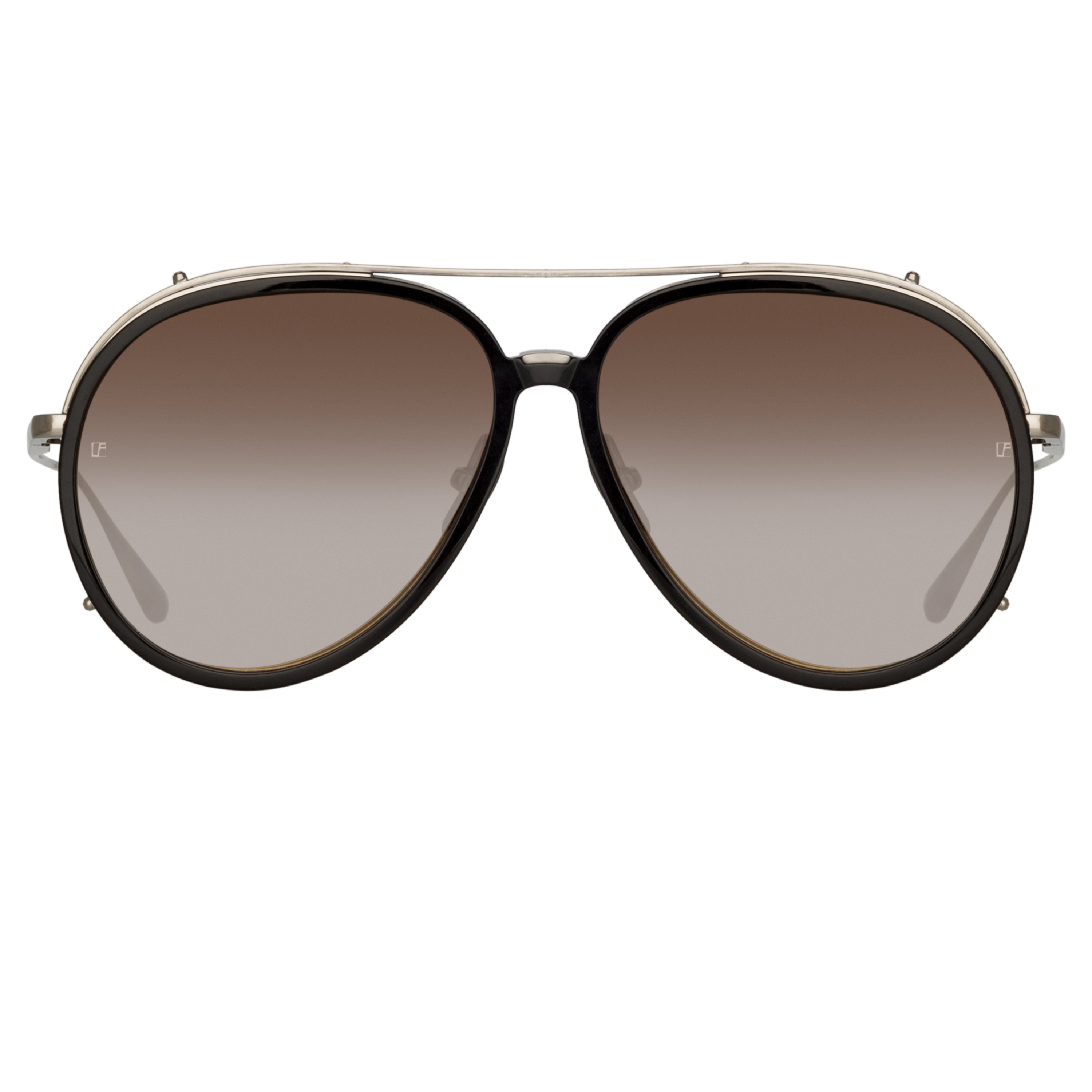 Maverick Sunglasses in White Gold