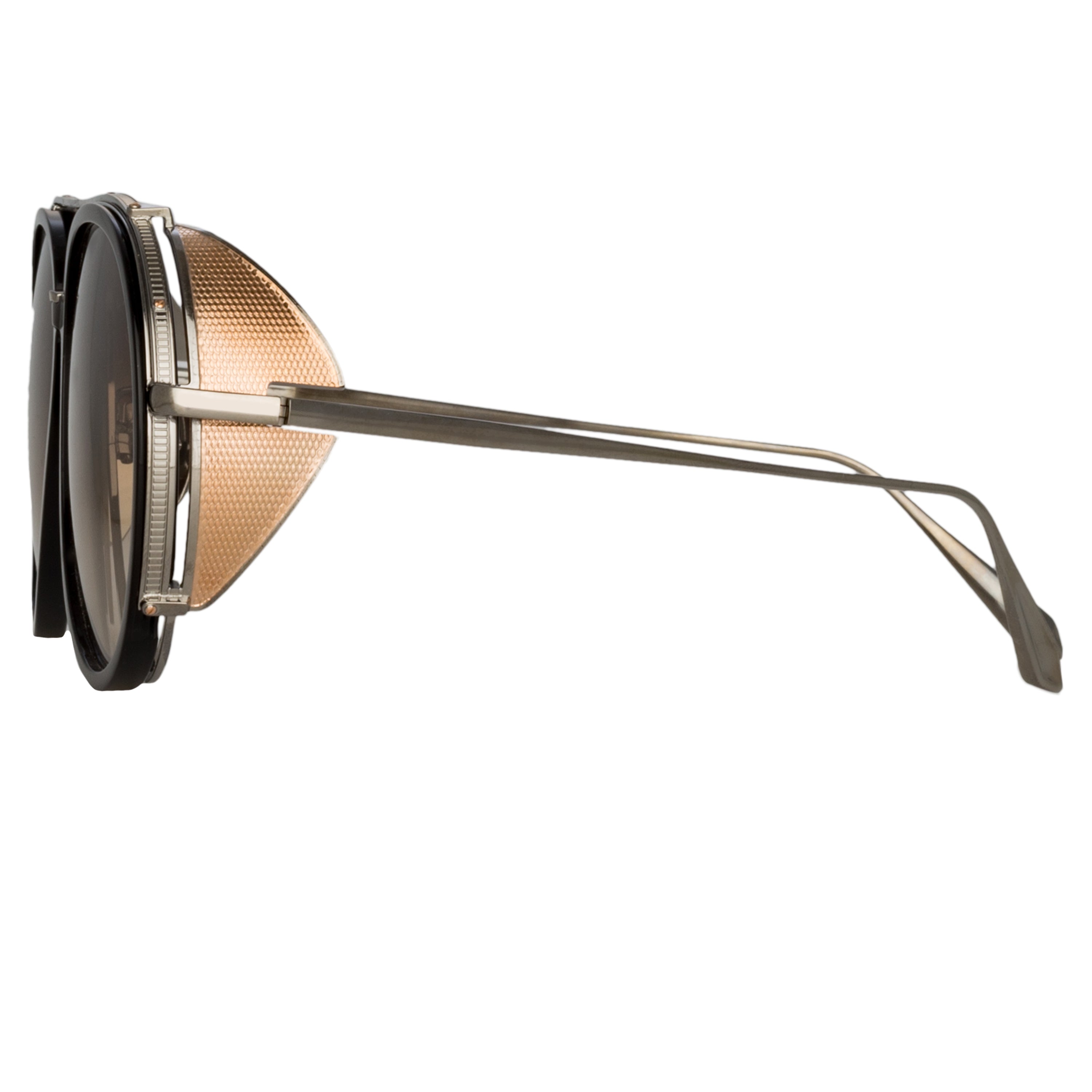 Maverick Sunglasses in 22K White Gold
