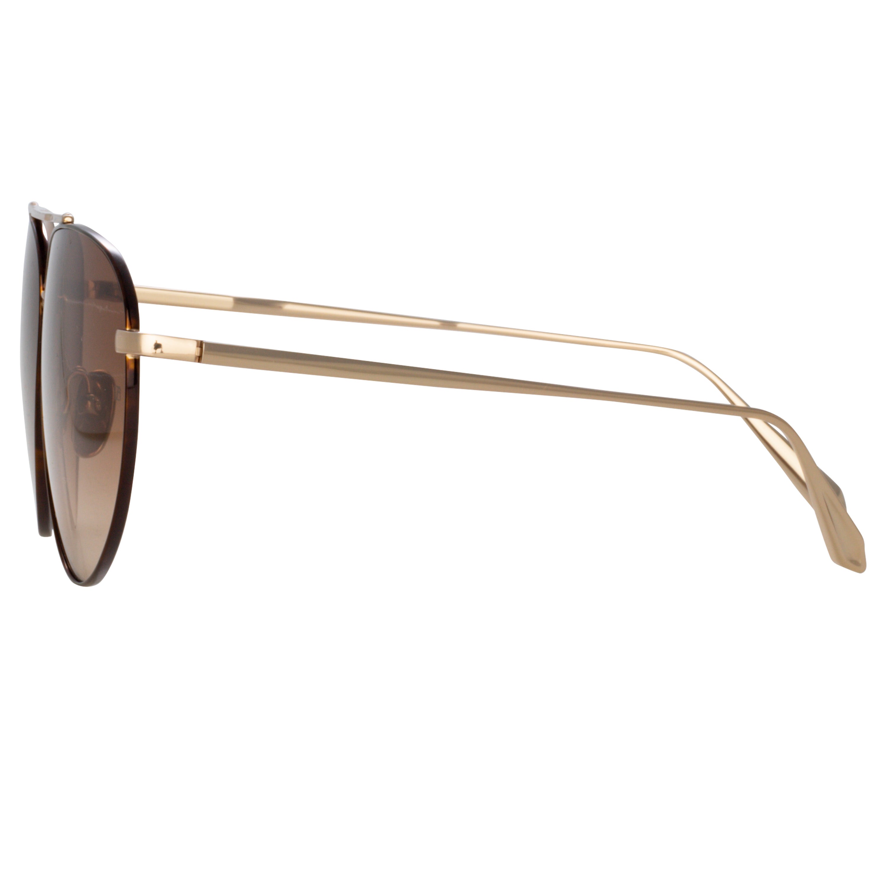 Gabriel Sunglasses in 22K Light Gold