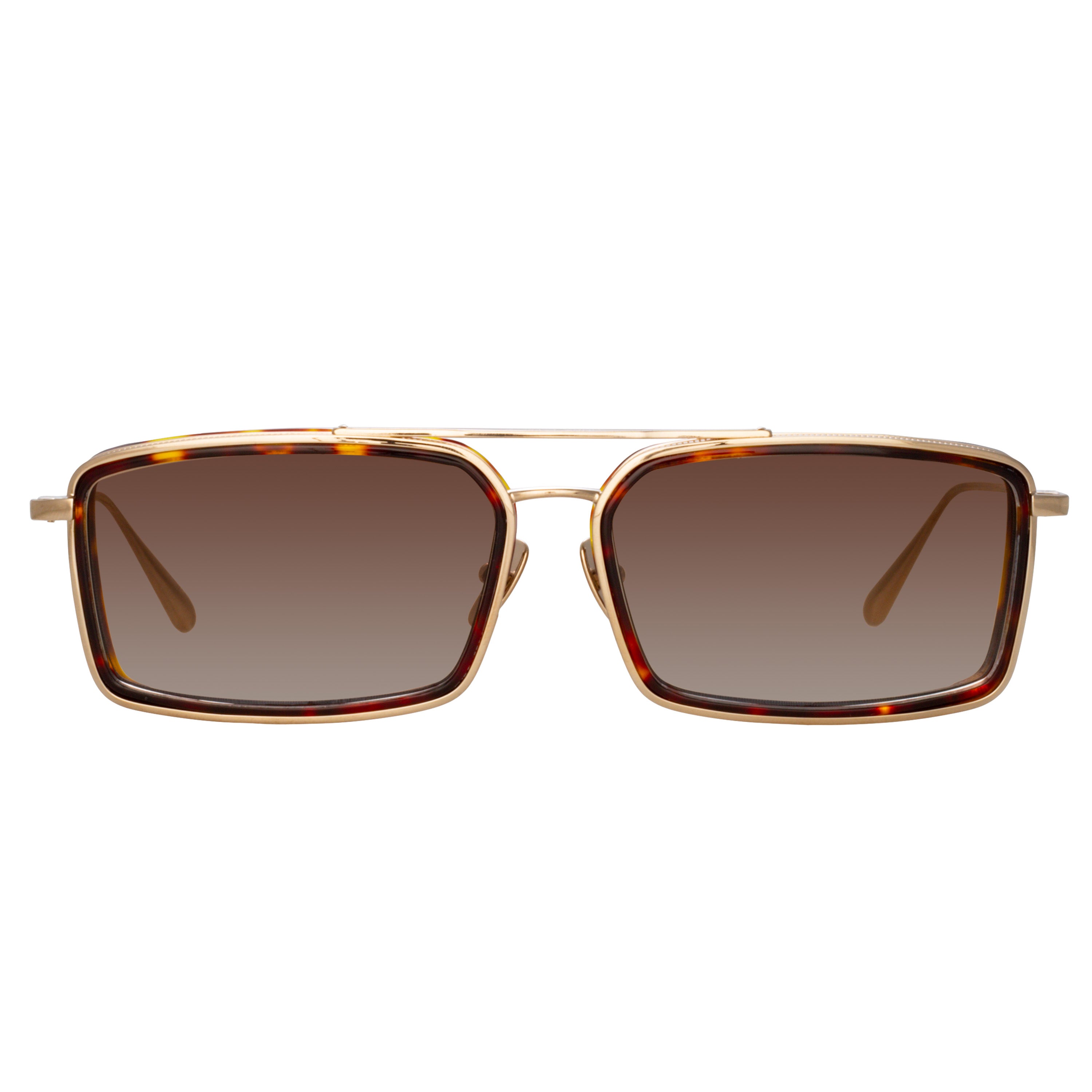 Cassia Sunglasses in 22K Light Gold