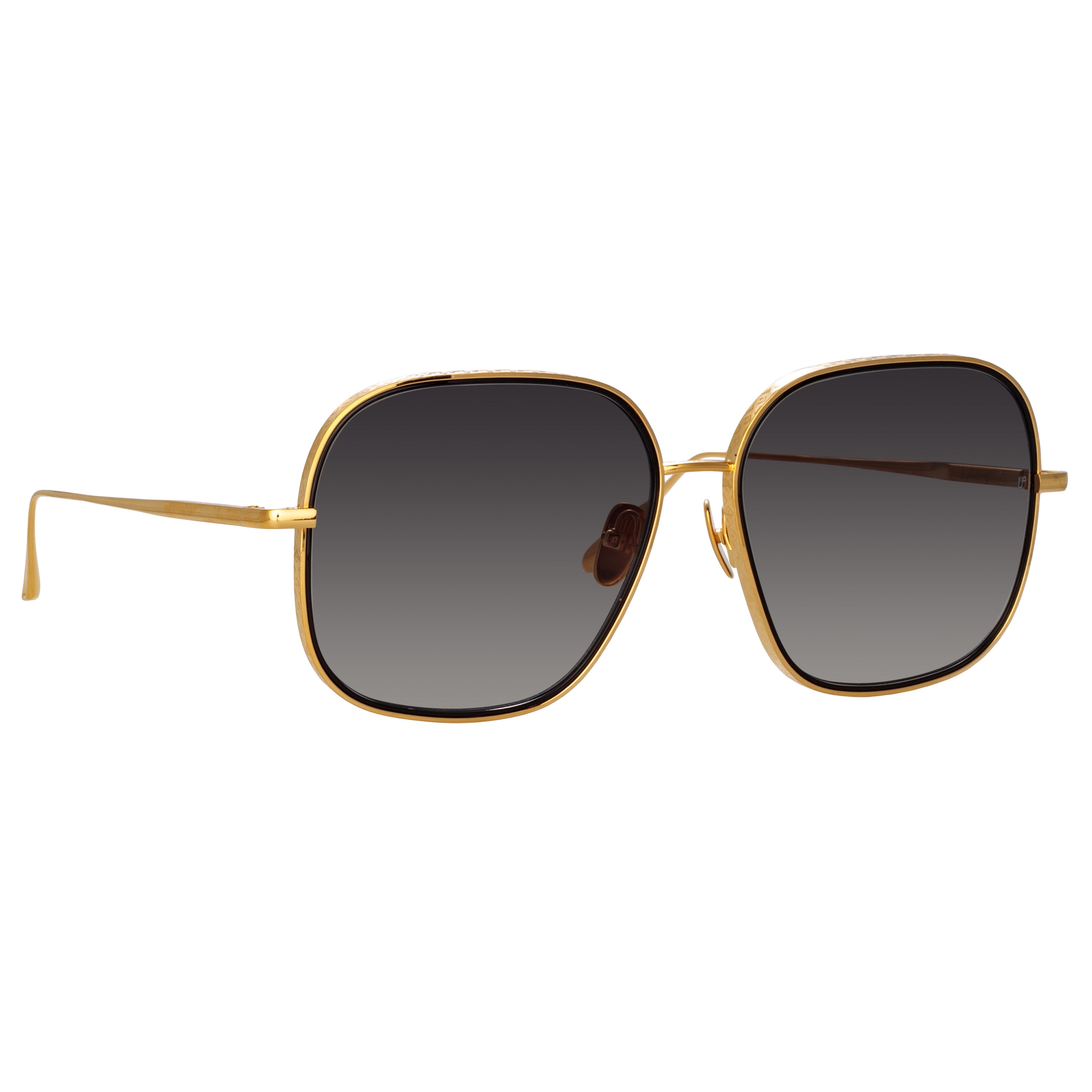 Juliana Sunglasses in 22K Yellow Gold