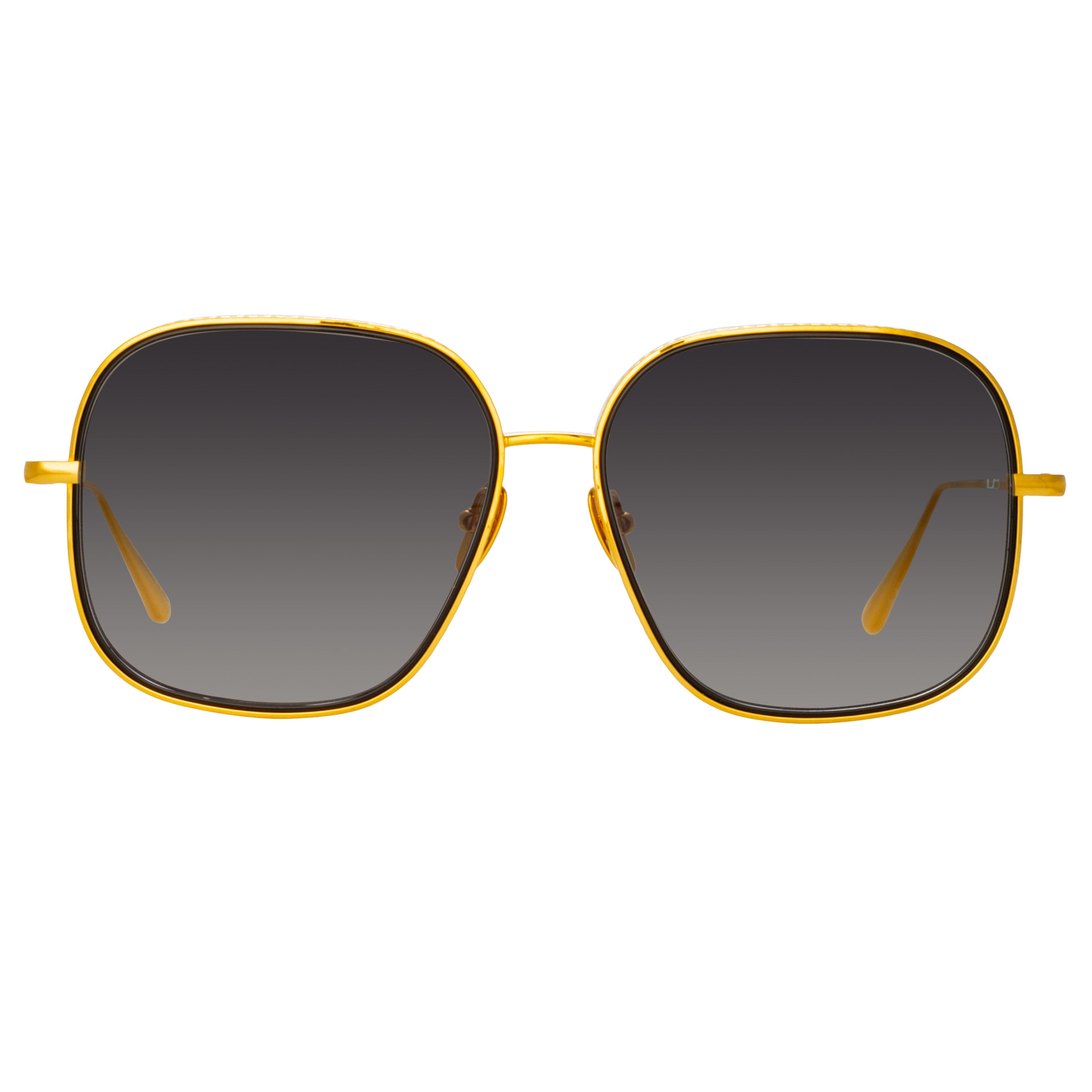 Juliana Sunglasses in 22K Yellow Gold