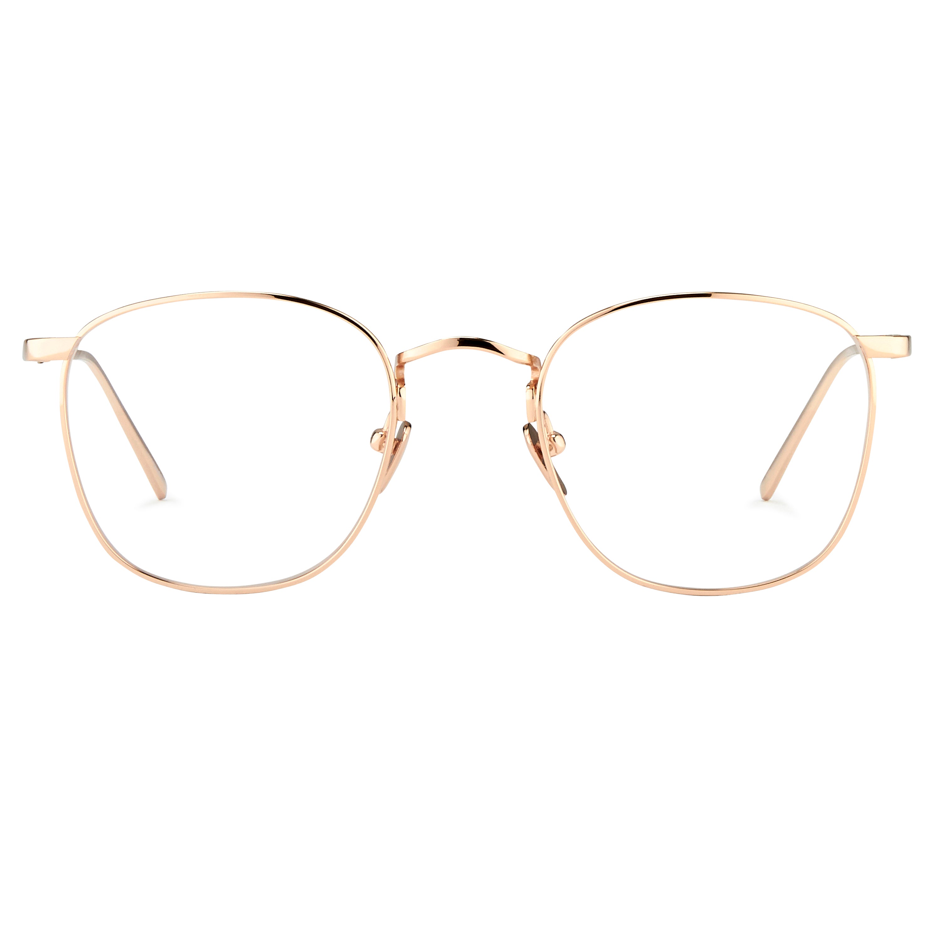 Simon Square Optical in 18K Rose Gold