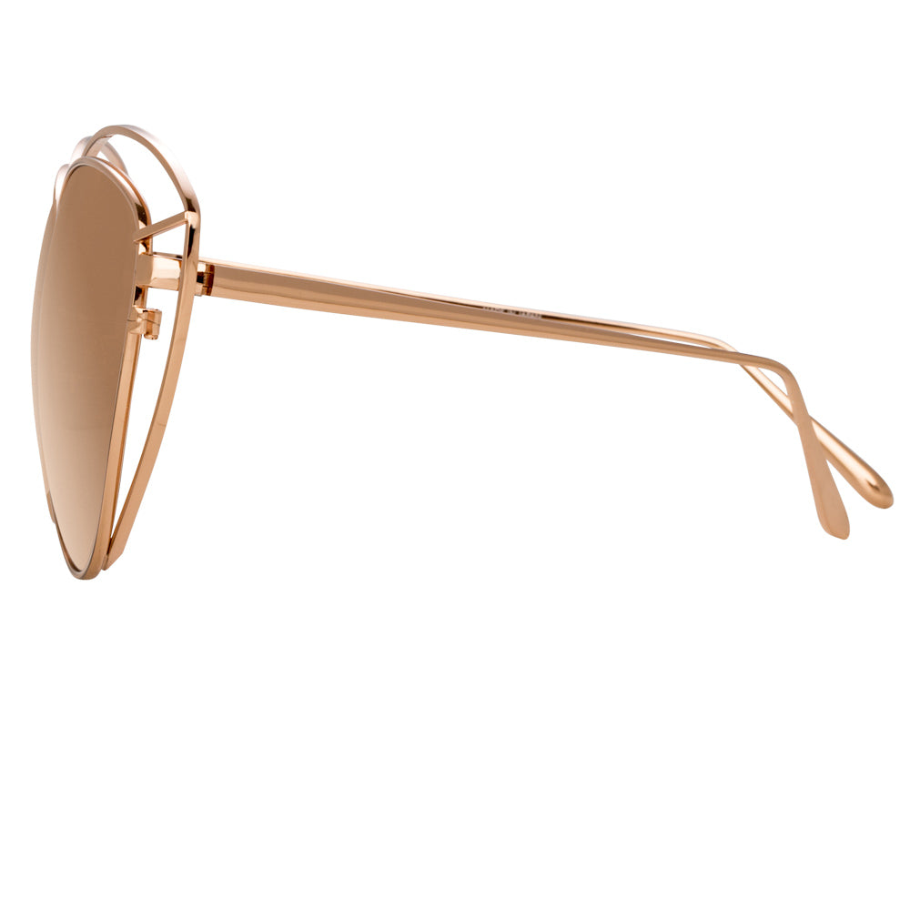 Linda Farrow Lorita C3 Cat Eye Sunglasses