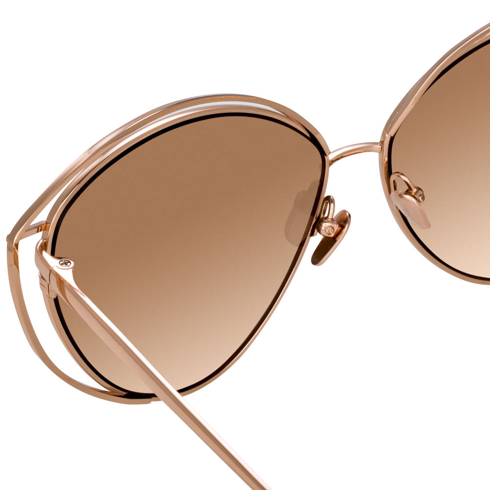 Linda Farrow Lorita C3 Cat Eye Sunglasses