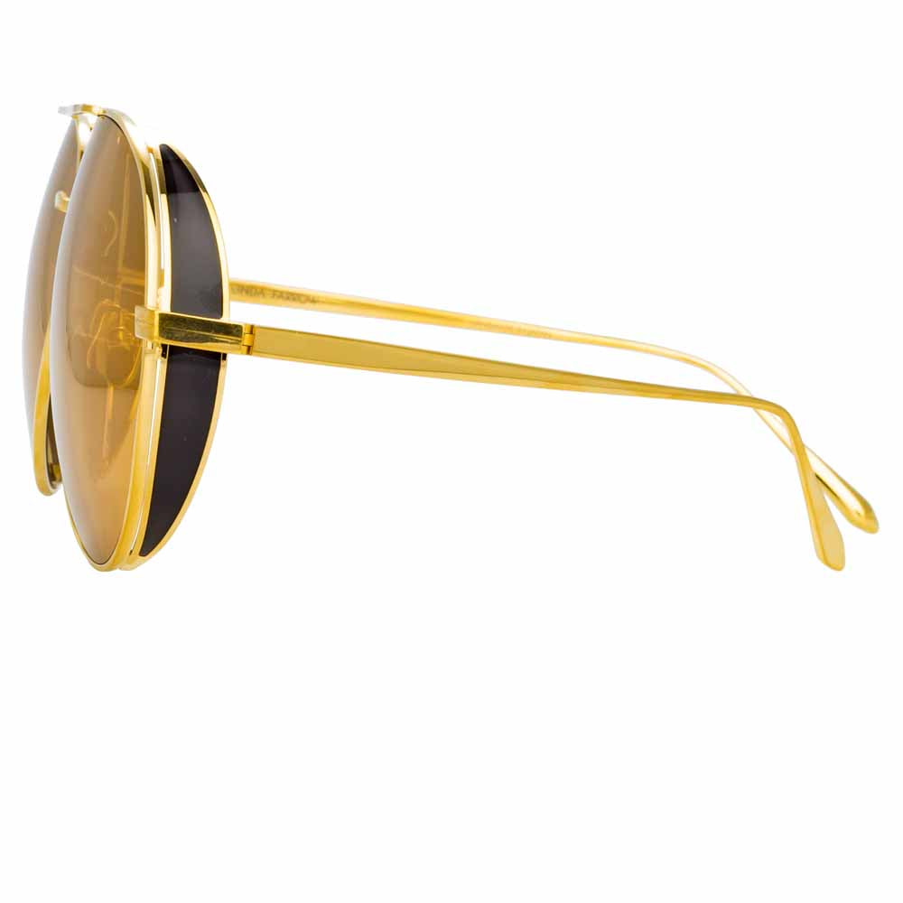Ace Sunglasses in 22K Gold