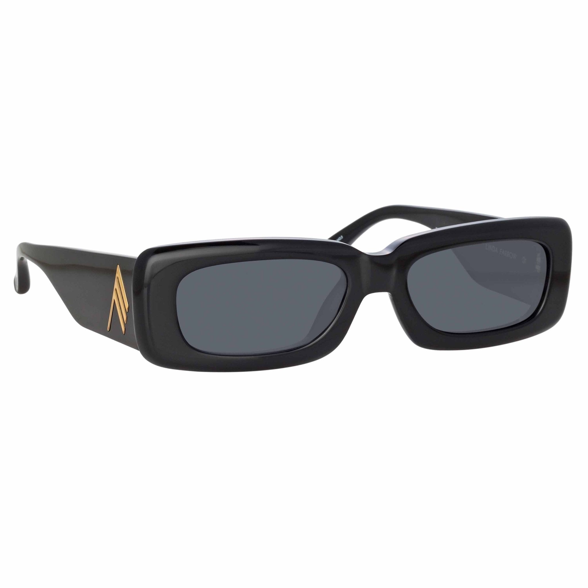 Mini Marfa in Black - LINDA FARROW - Sunglasses -