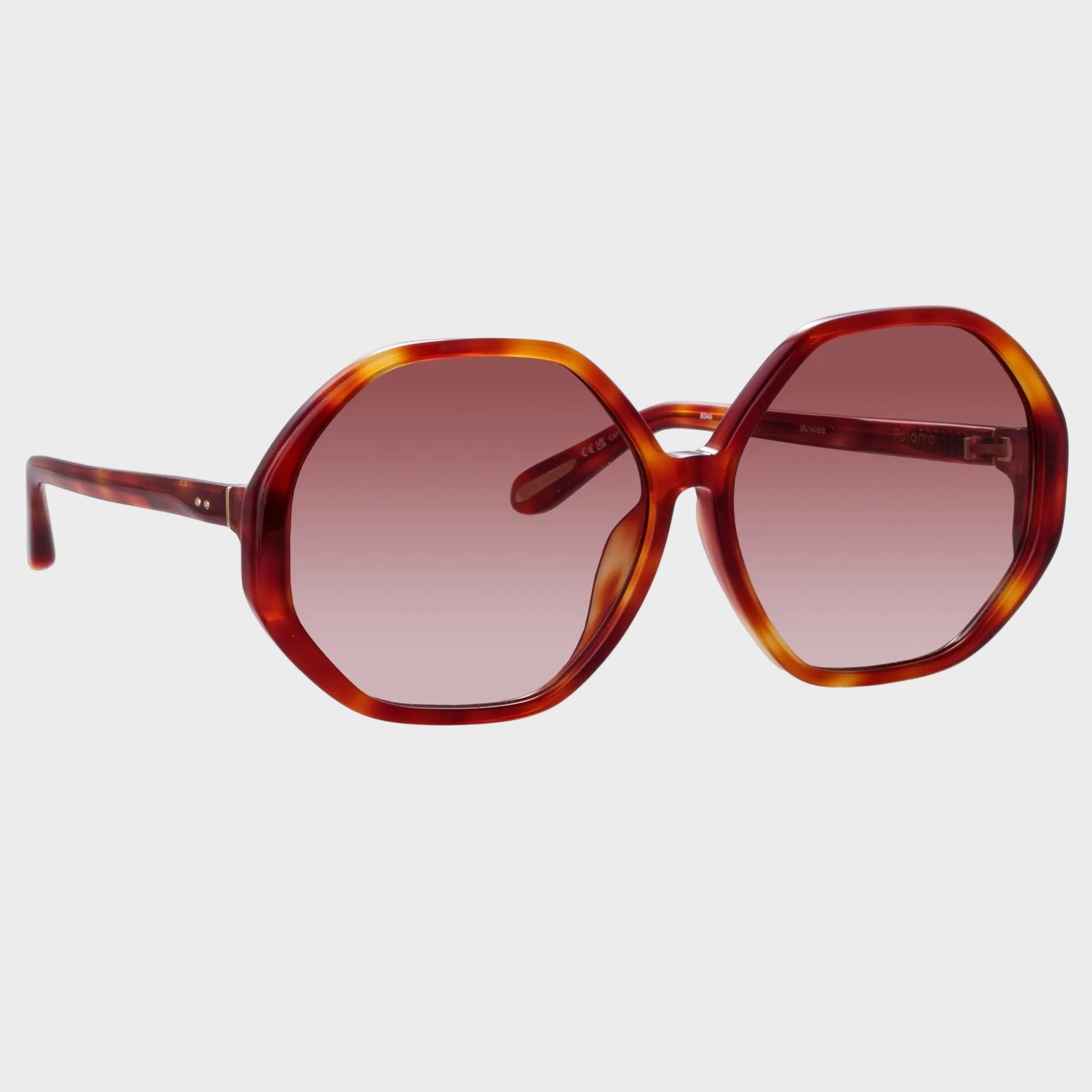 Paloma Sunglasses in Amber - LINDA FARROW - Sunglasses -