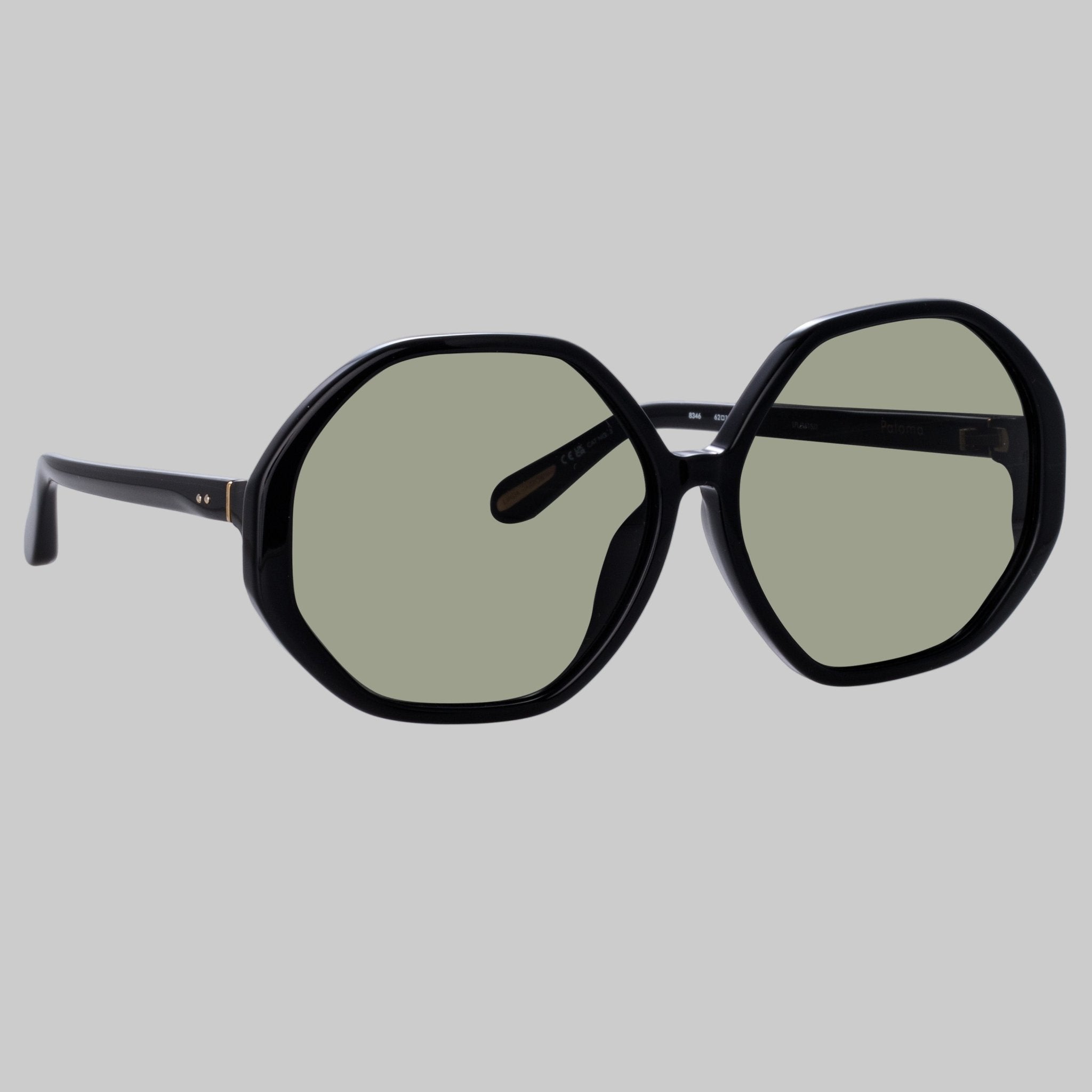 Paloma Sunglasses in Black - LINDA FARROW - Sunglasses -