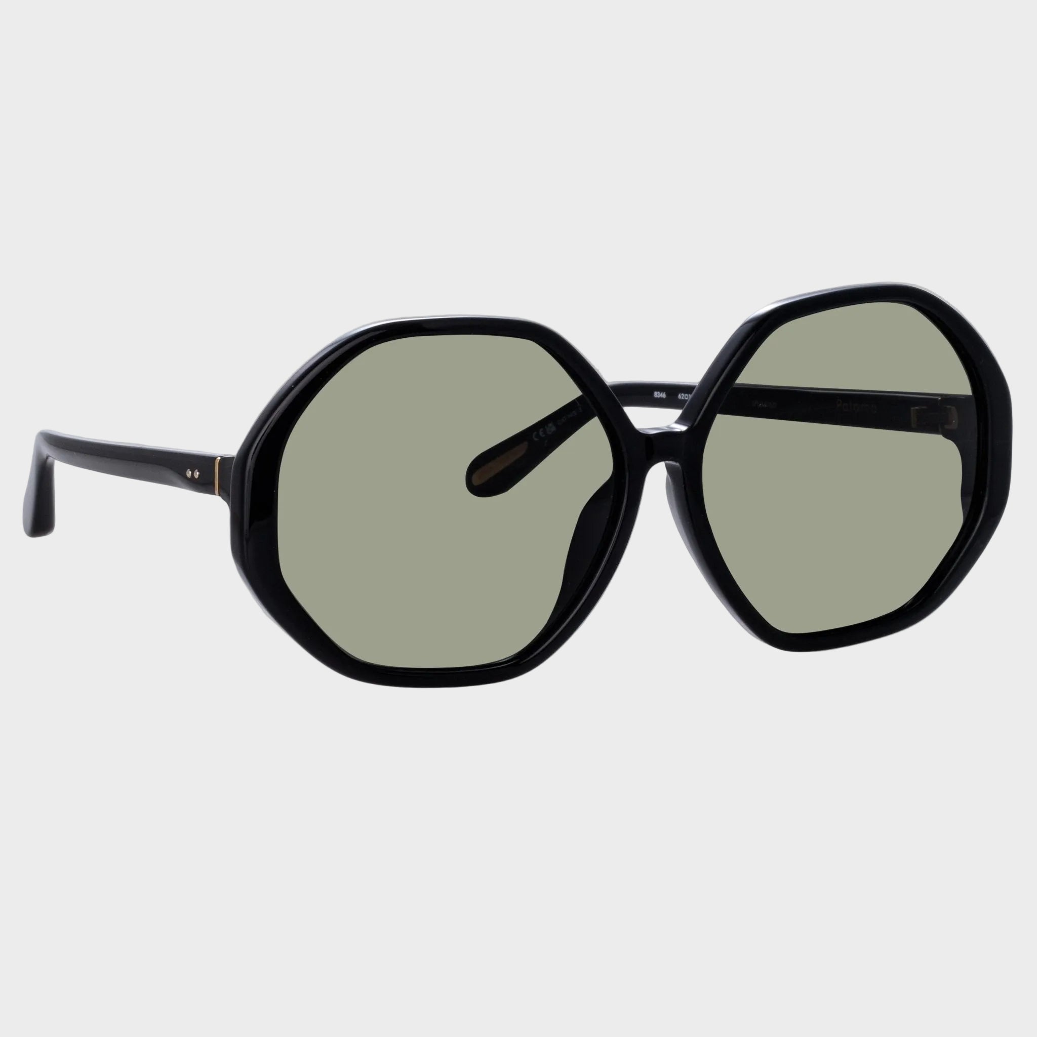 Paloma Sunglasses in Black - LINDA FARROW - Sunglasses -