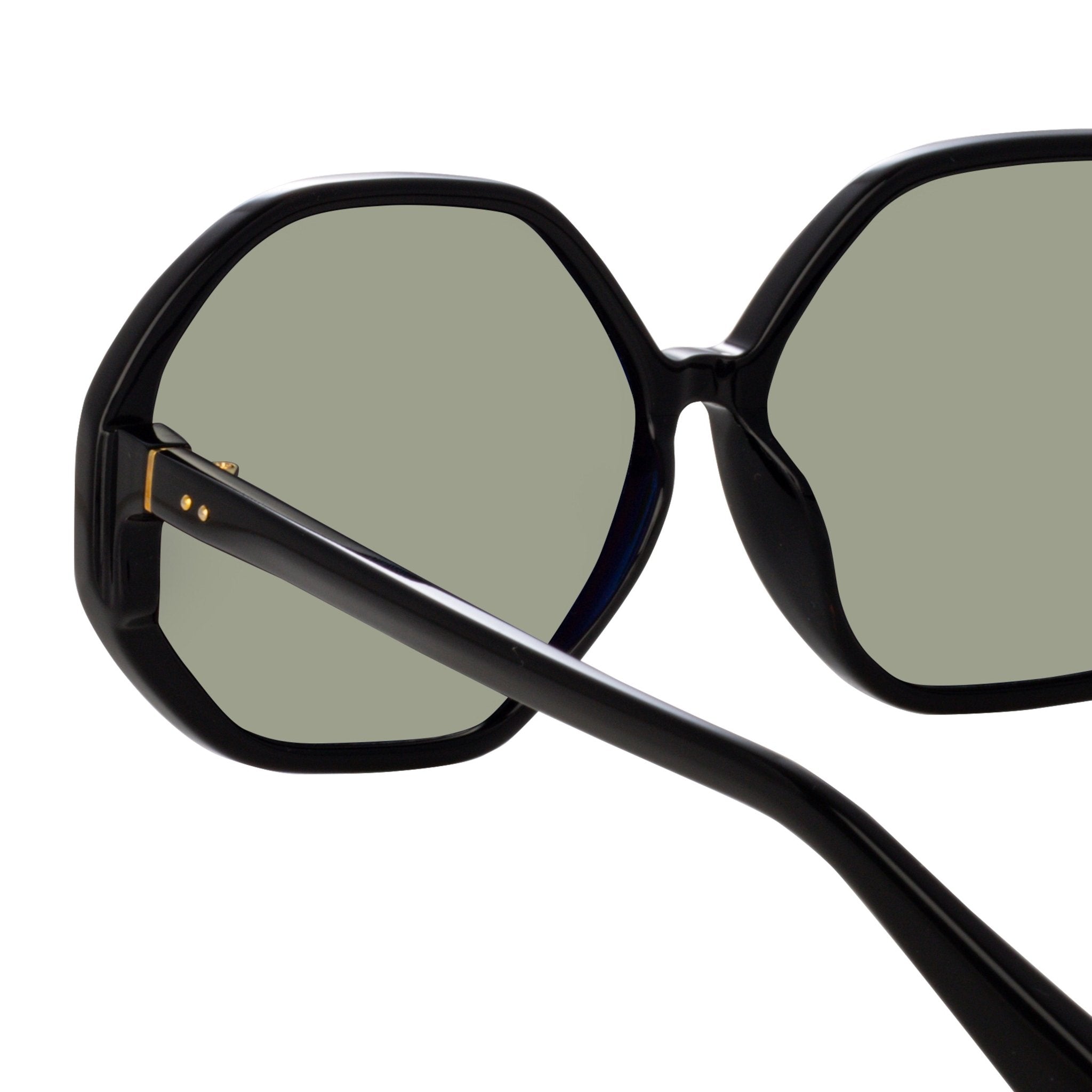 Paloma Sunglasses in Black - LINDA FARROW - Sunglasses -
