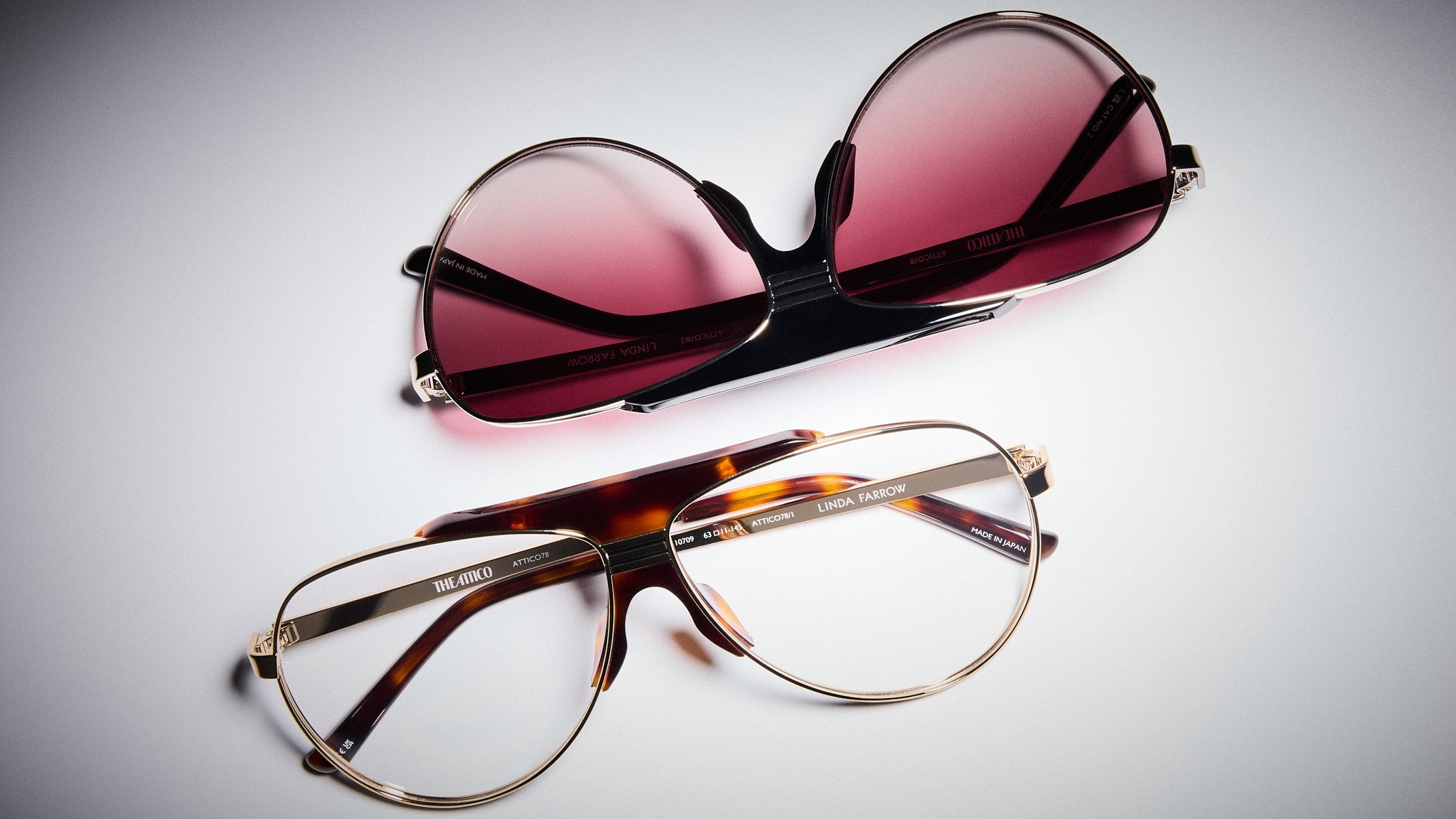 The Attico x LINDA FARROW Eyewear