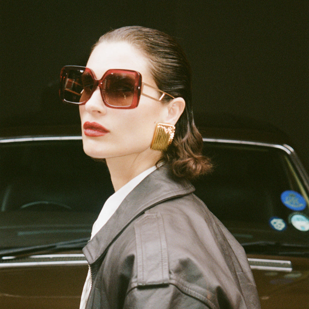 Macy Sunglasses in Wine