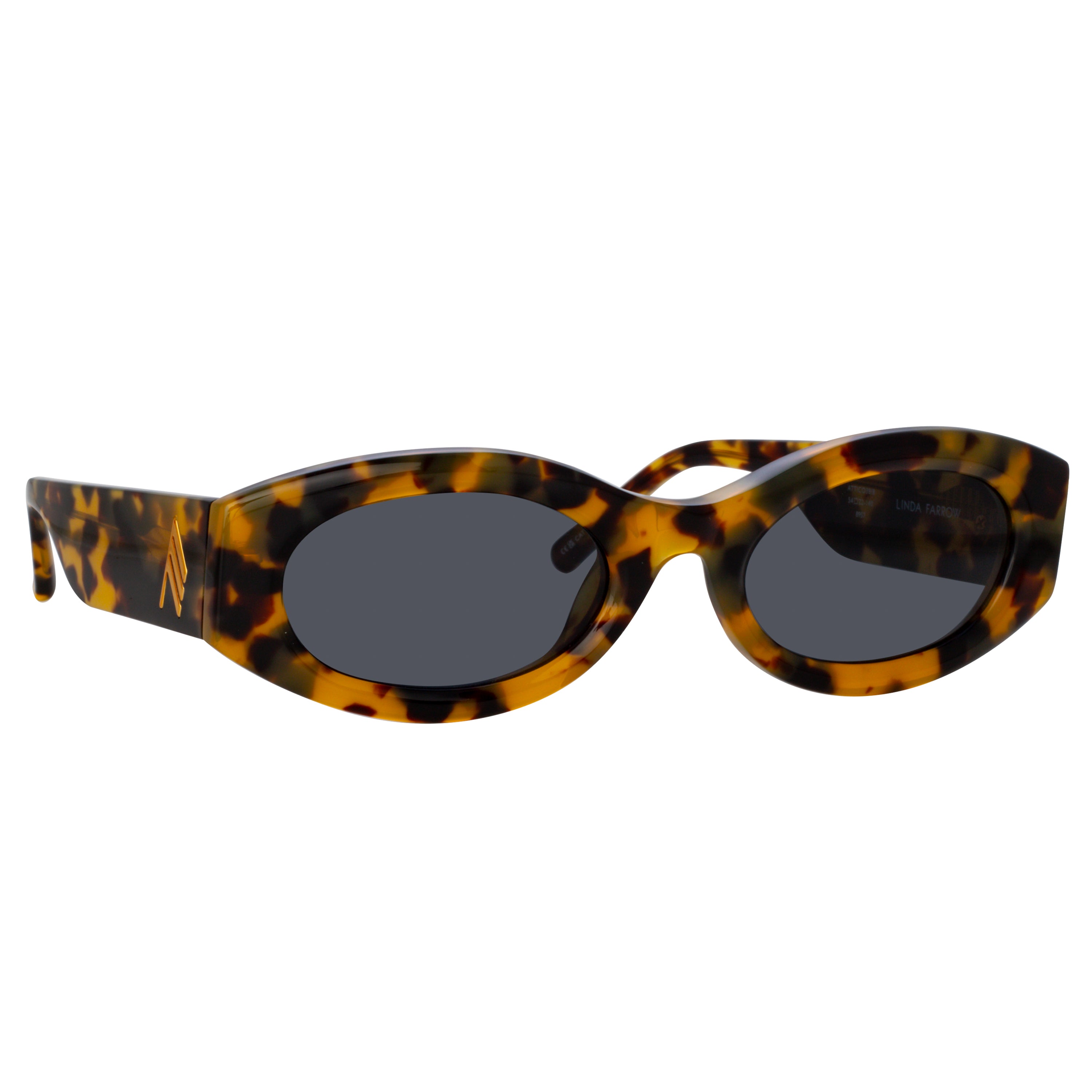 Berta Oval Sunglasses in Tortoiseshell