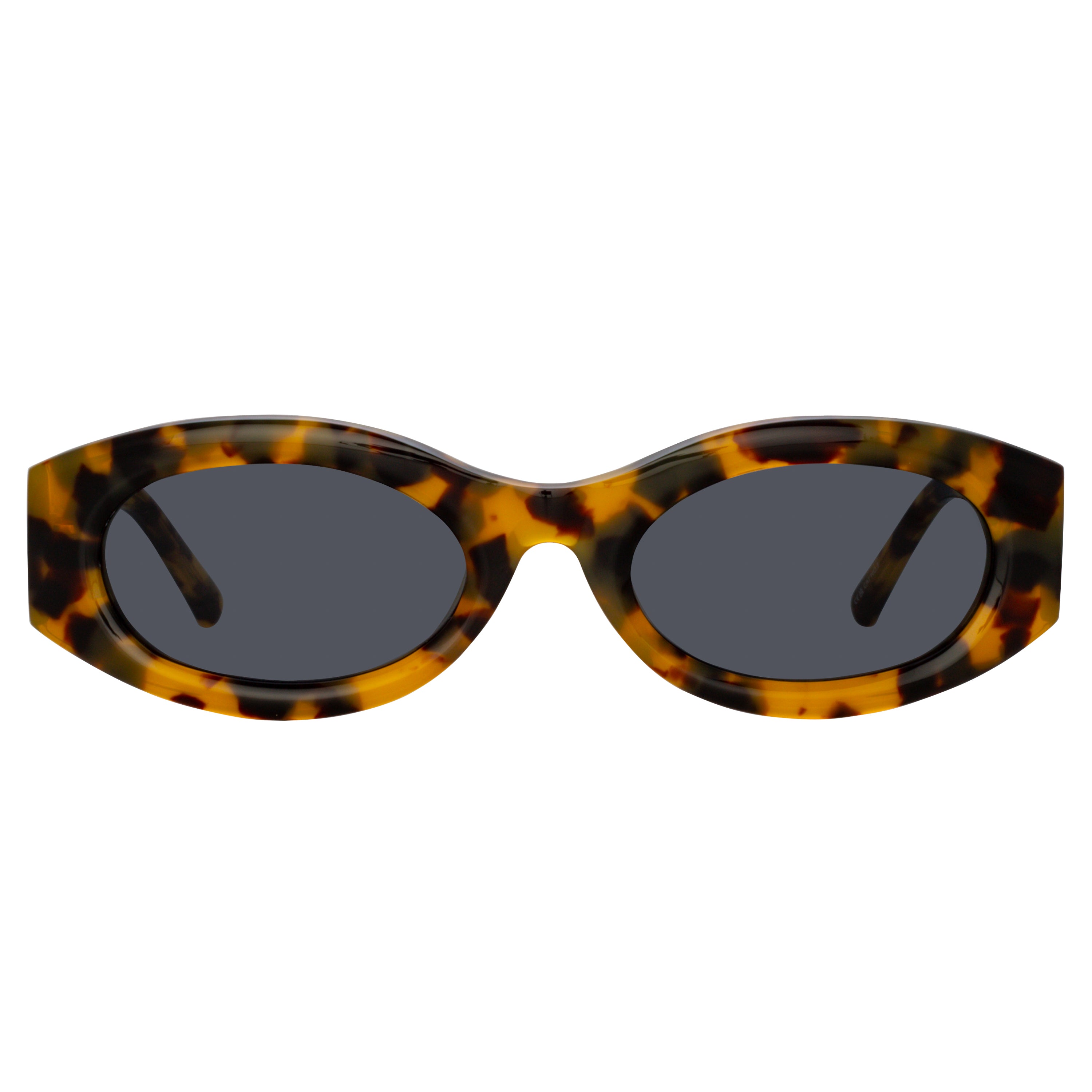 Berta Oval Sunglasses in Tortoiseshell