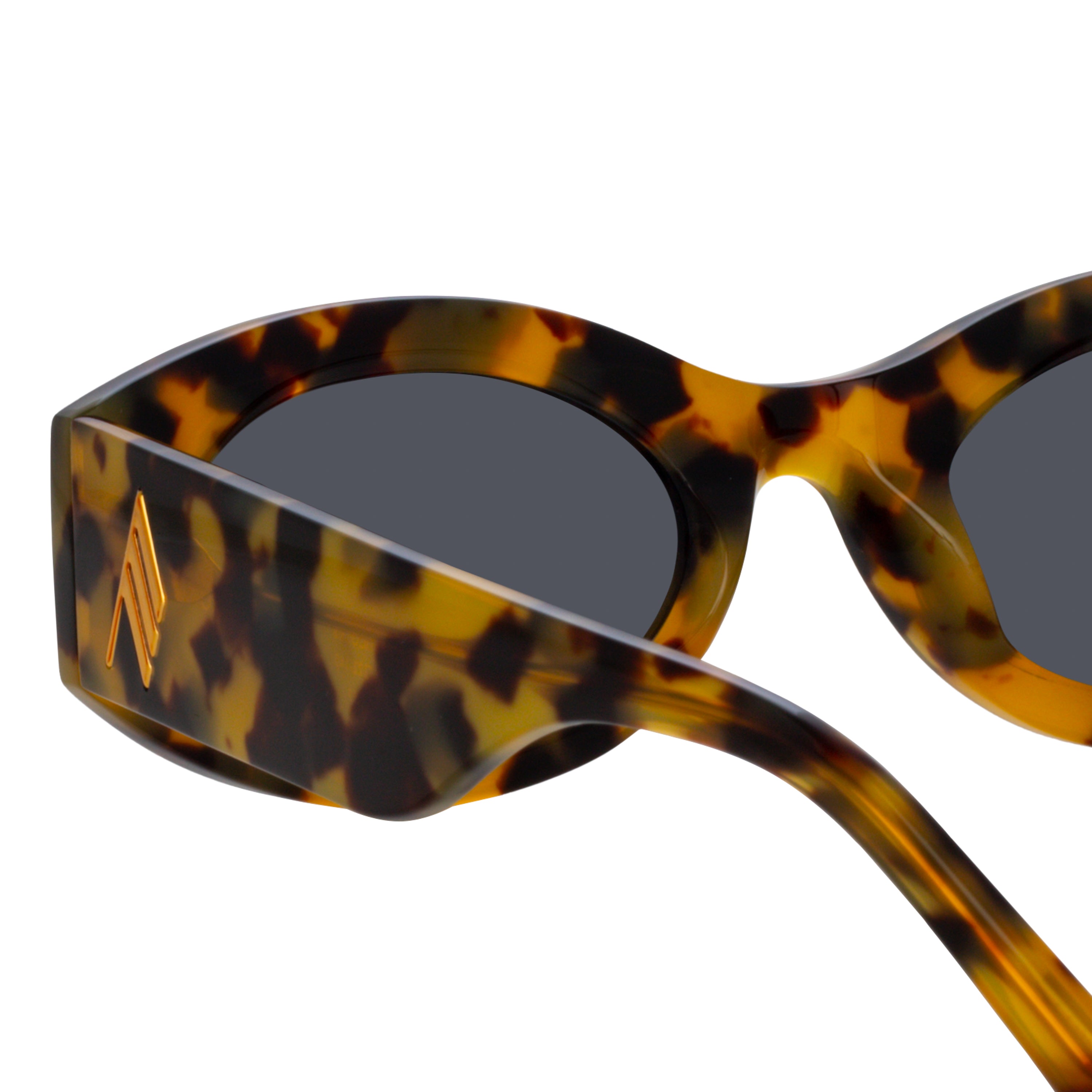 Berta Oval Sunglasses in Tortoiseshell