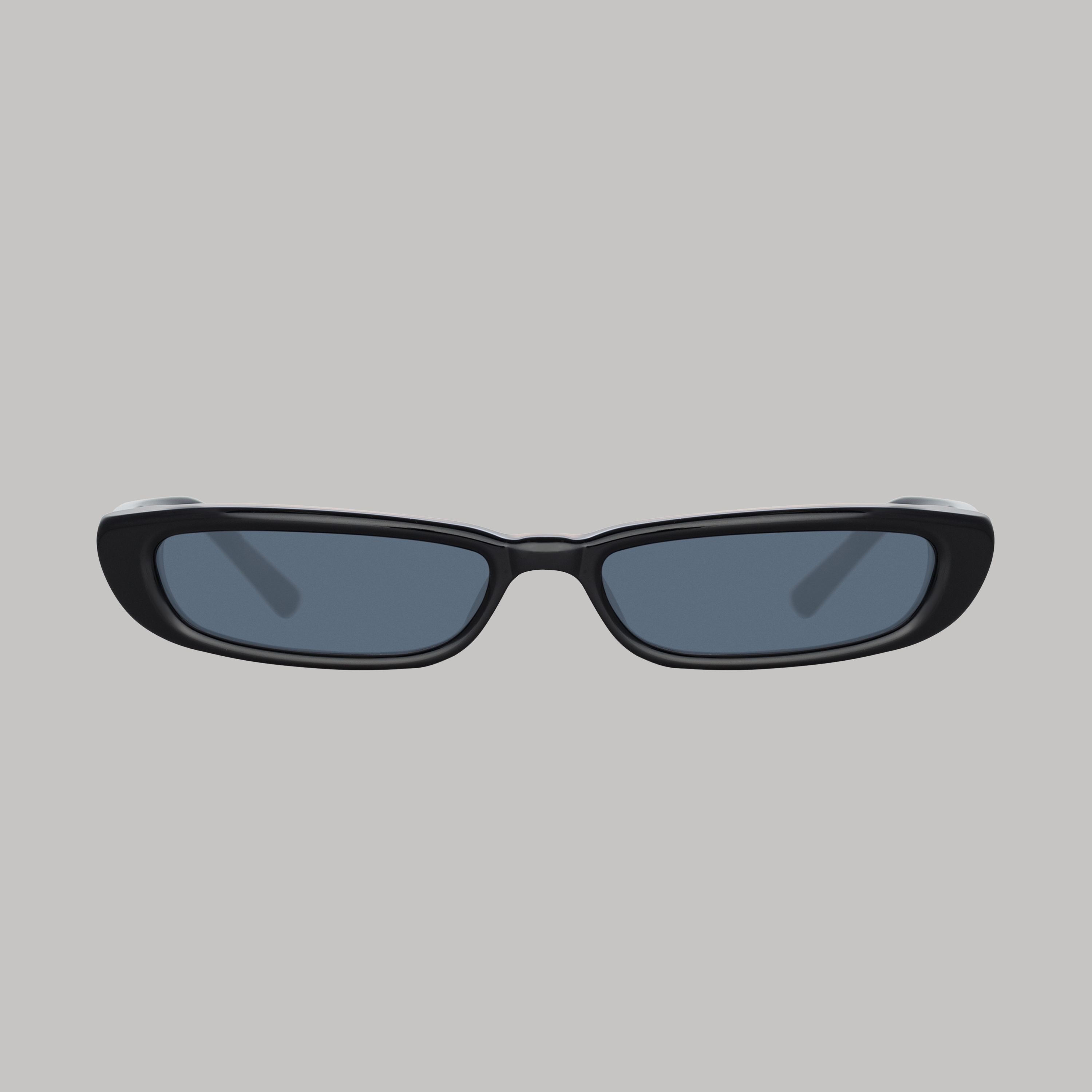 Thea Angular Sunglasses in Black
