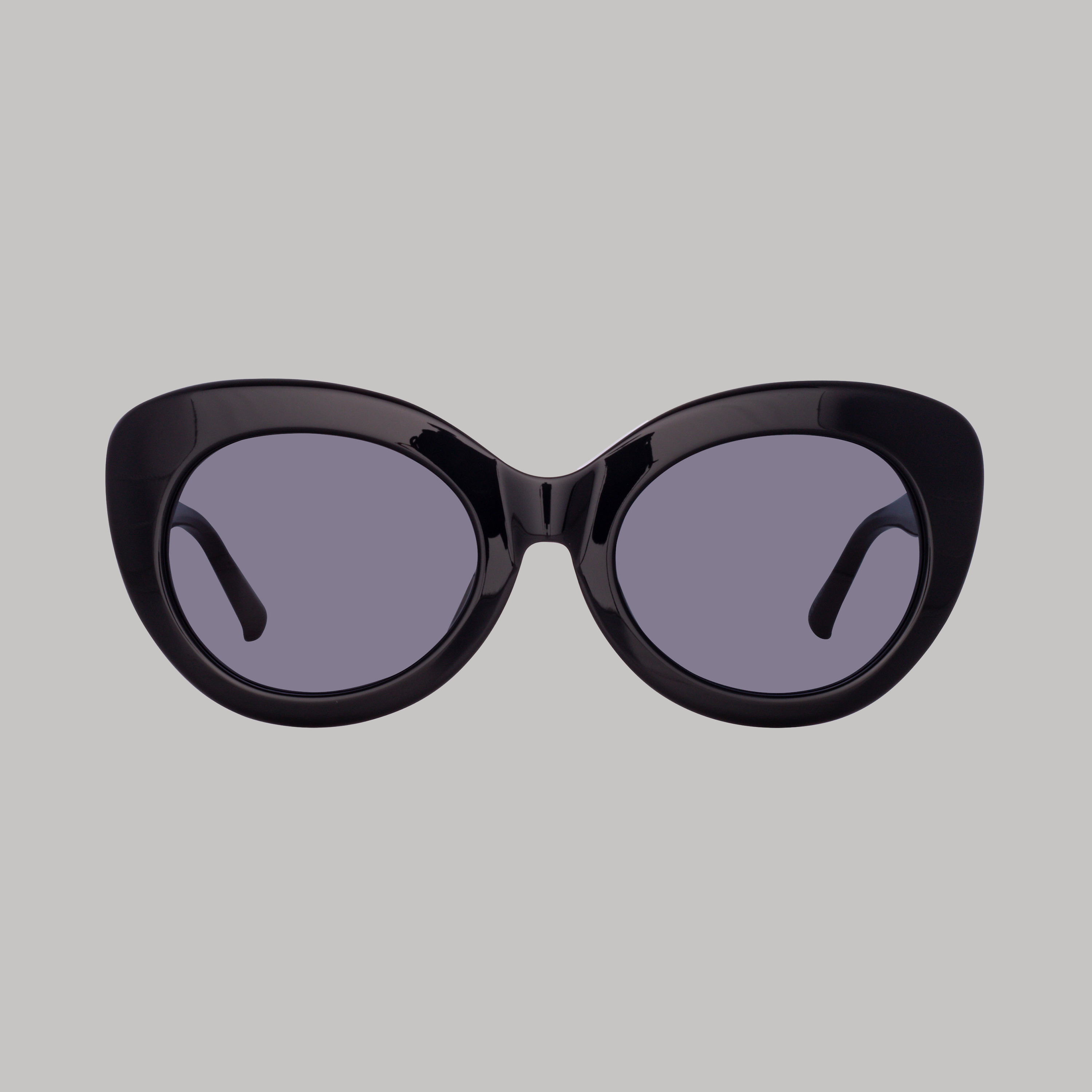 Agnes Cat Eye Sunglasses in Black