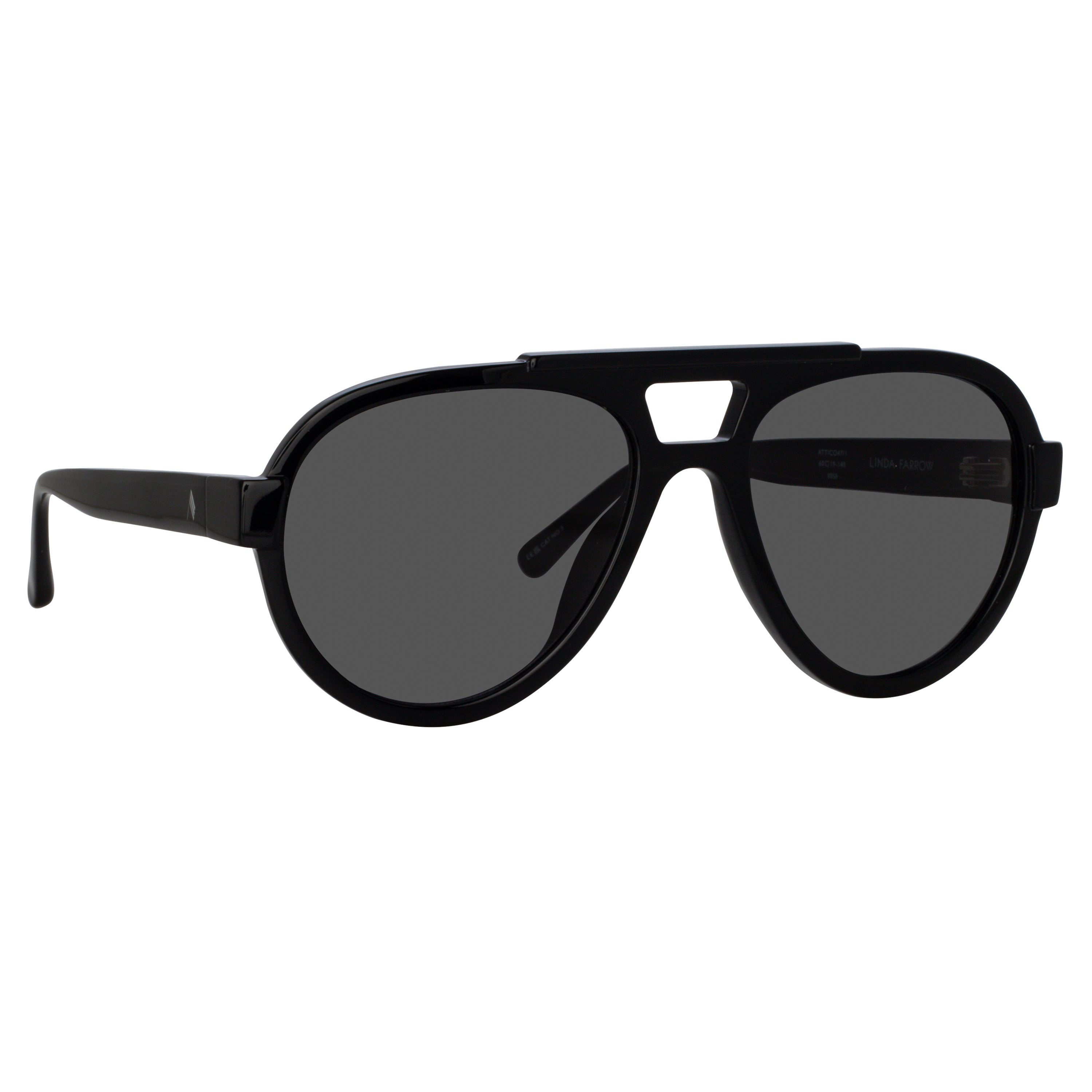 Jurgen Aviator Sunglasses in Black